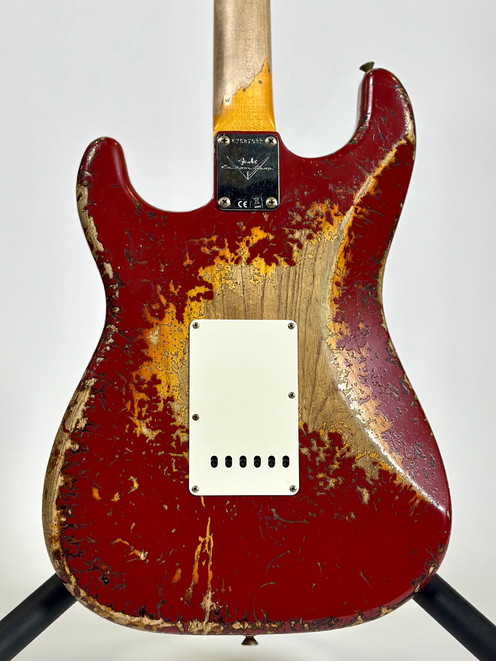Fender Custom Shop 1961 Stratocaster Super Heavy Relic, Aged Dakota Red over 3-Color Sunburst