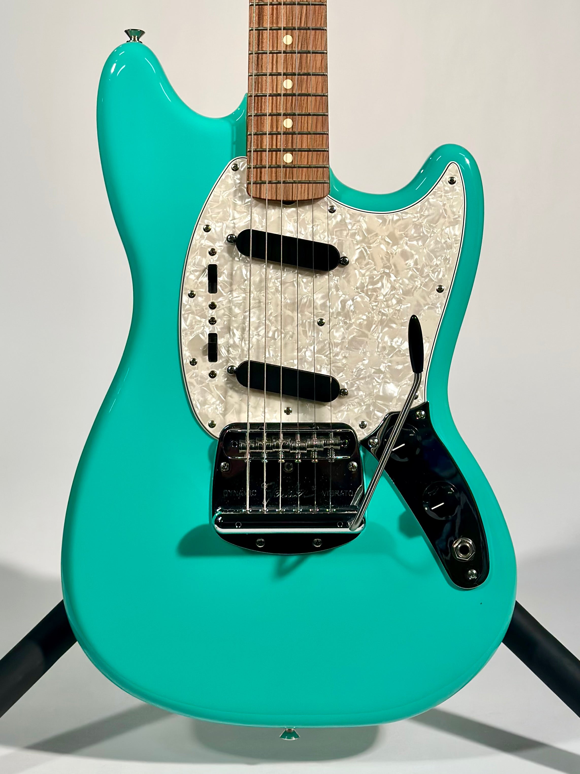 Fender Vintera 60s Mustang with Lollar Pickups, Sea Foam Green (Trade In)
