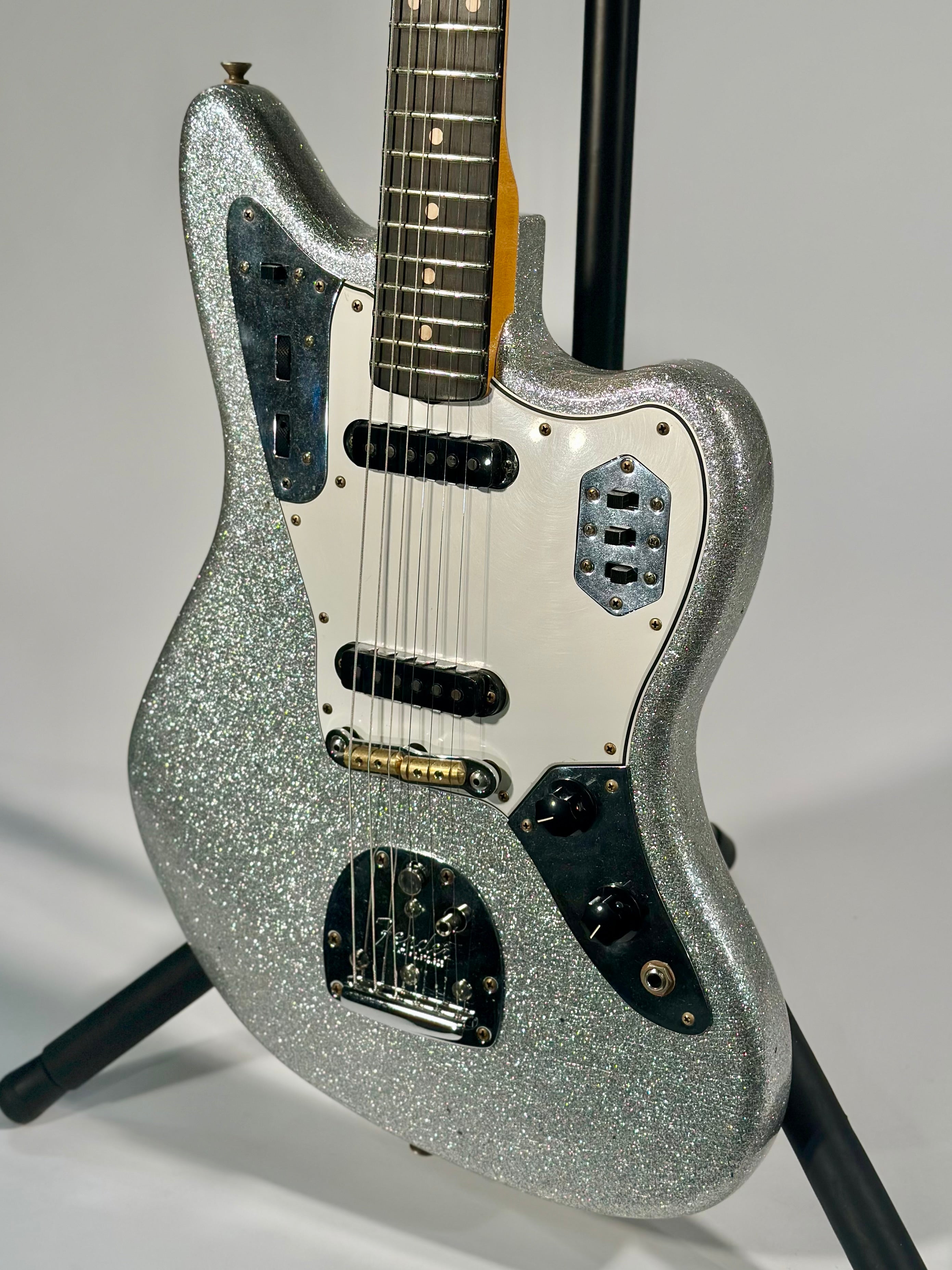 Fender Custom Shop 1962 Jaguar Journeyman, Silver Sparkle