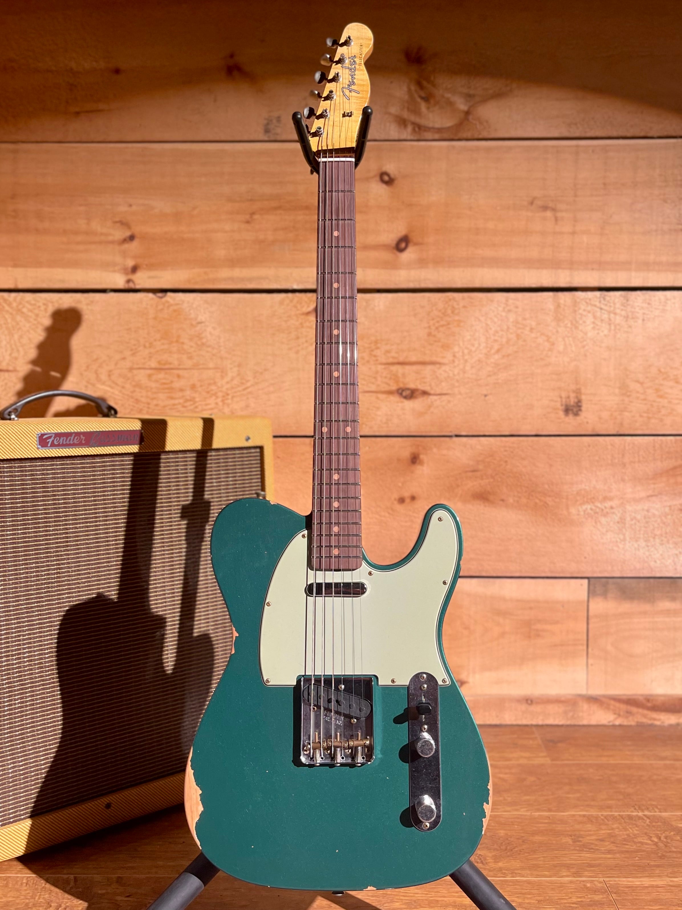 Fender Custom Shop Limited Edition 60 Telecaster Relic, Aged Sherwood Green Metallic