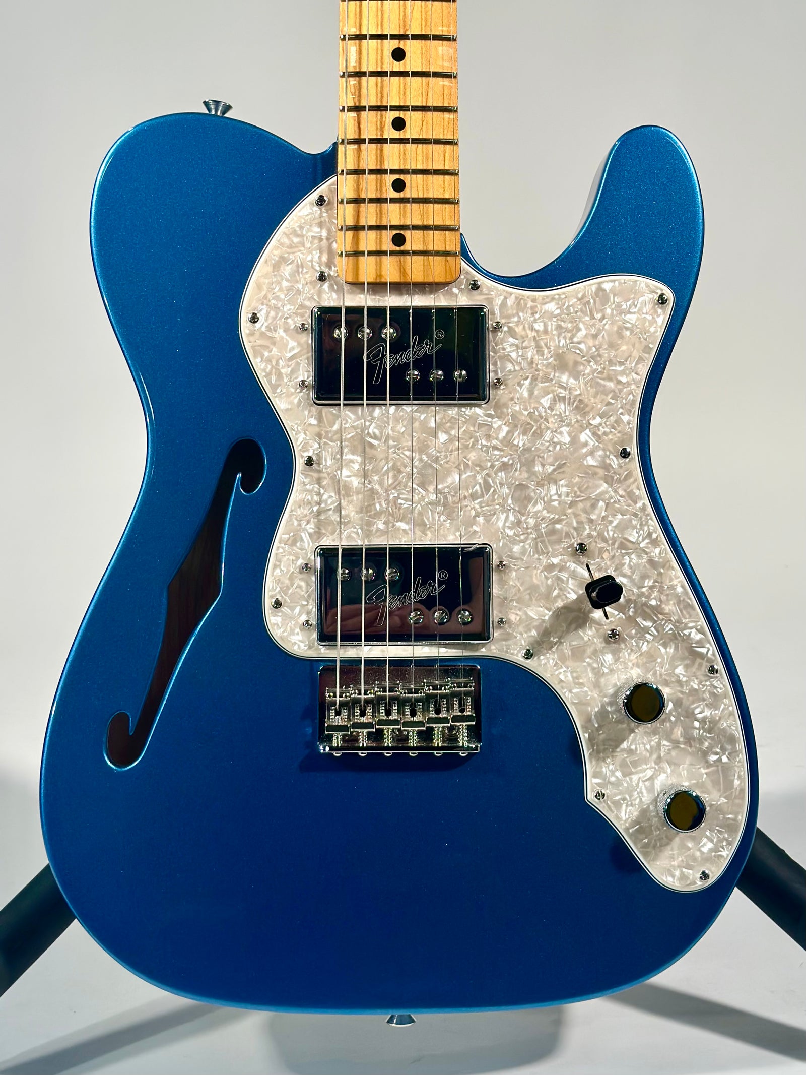 Fender American Vintage II 1972 Telecaster Thinline, Maple Fingerboard, Lake Placid Blue (Consignment)