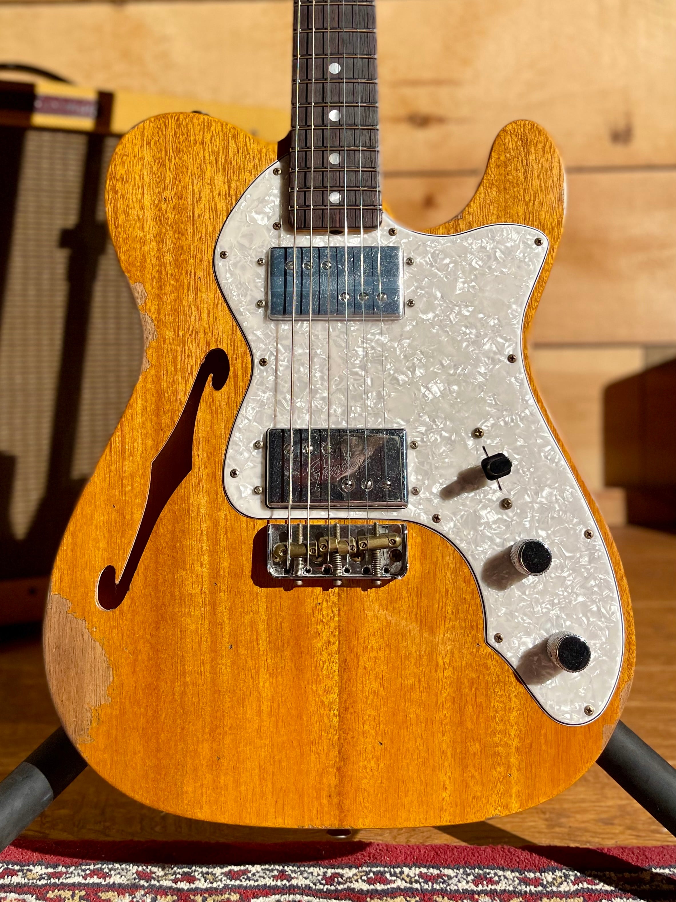 Fender Custom Shop Limited Edition 1964 “Bobbed” Telecaster Thinline, Relic, Aged Natural