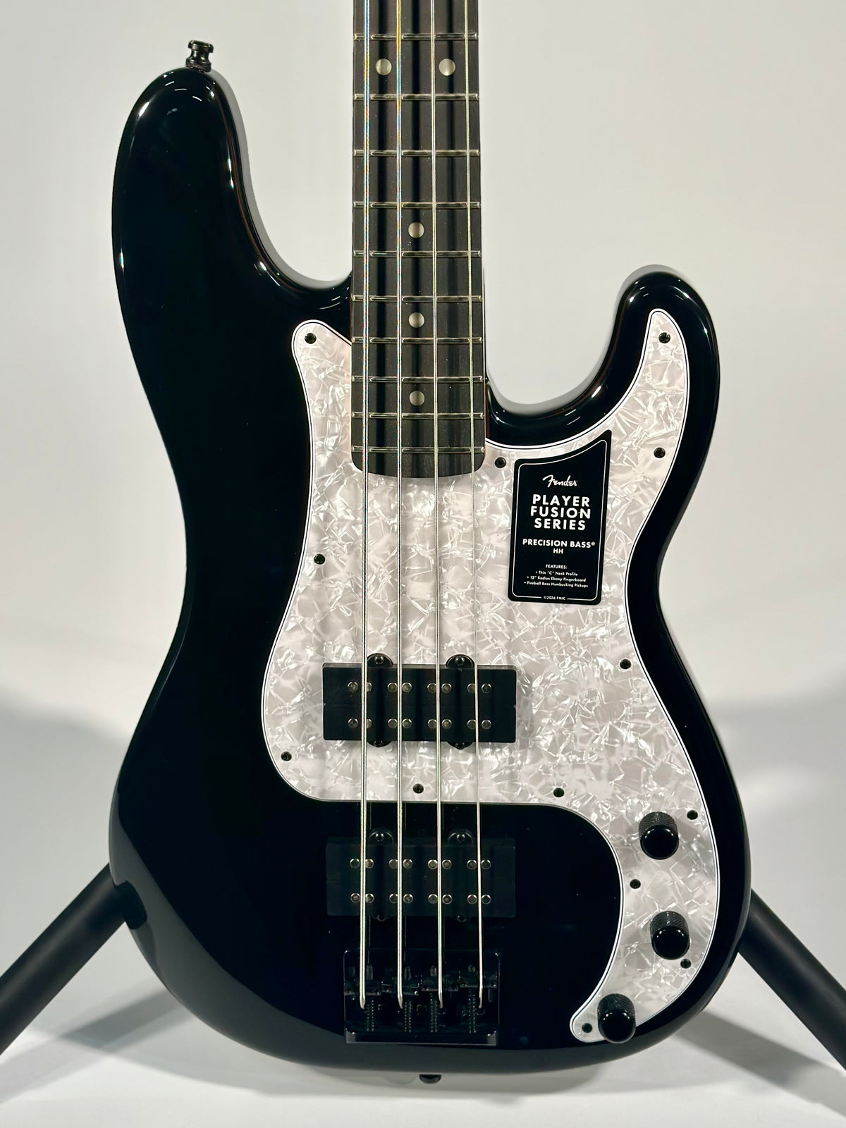 Fender Limited Edition Player Fusion Precision Bass HH, Black