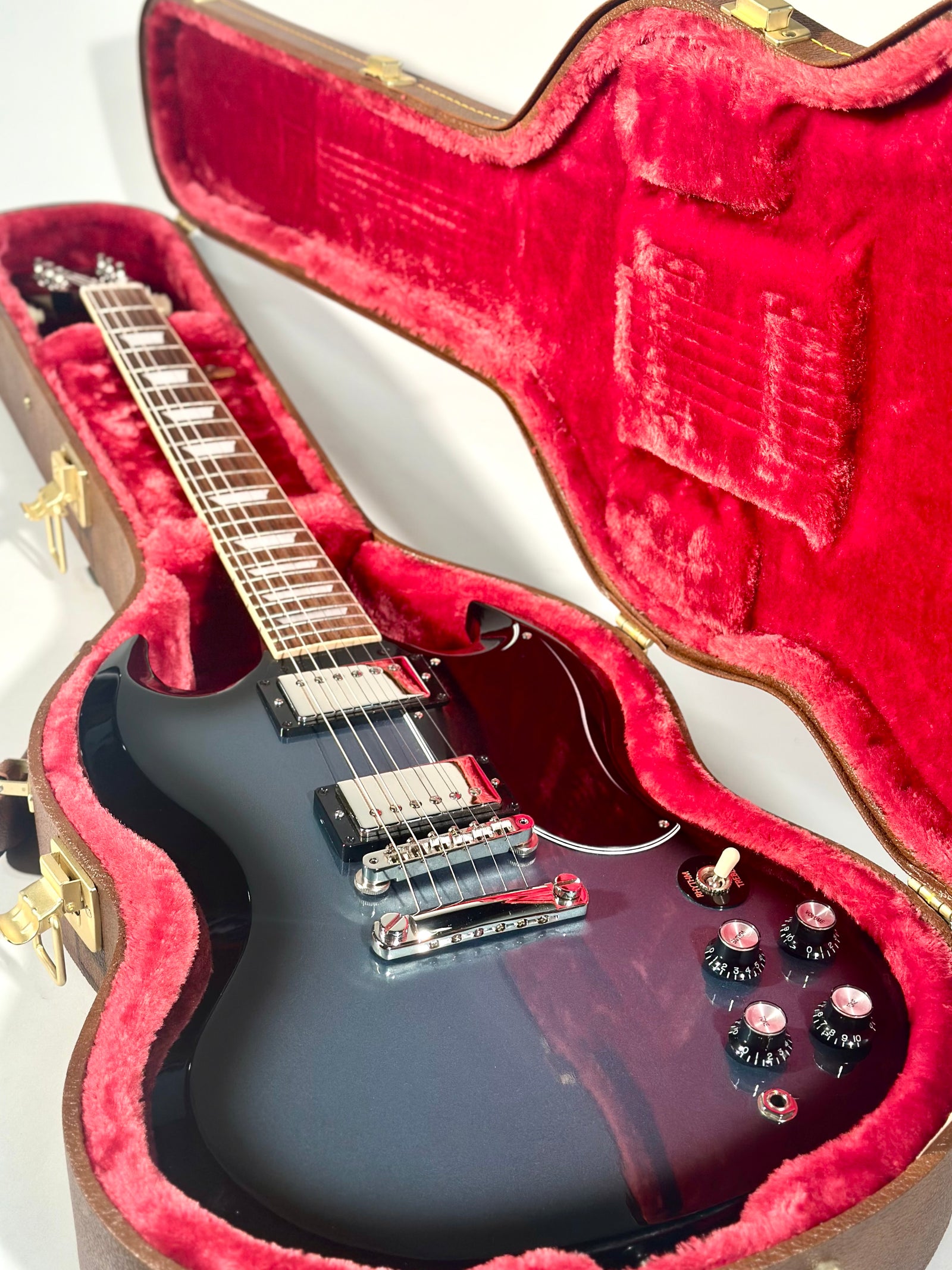 Gibson SG Standard '61 Stopbar, Pelham Blue Burst (Trade In)