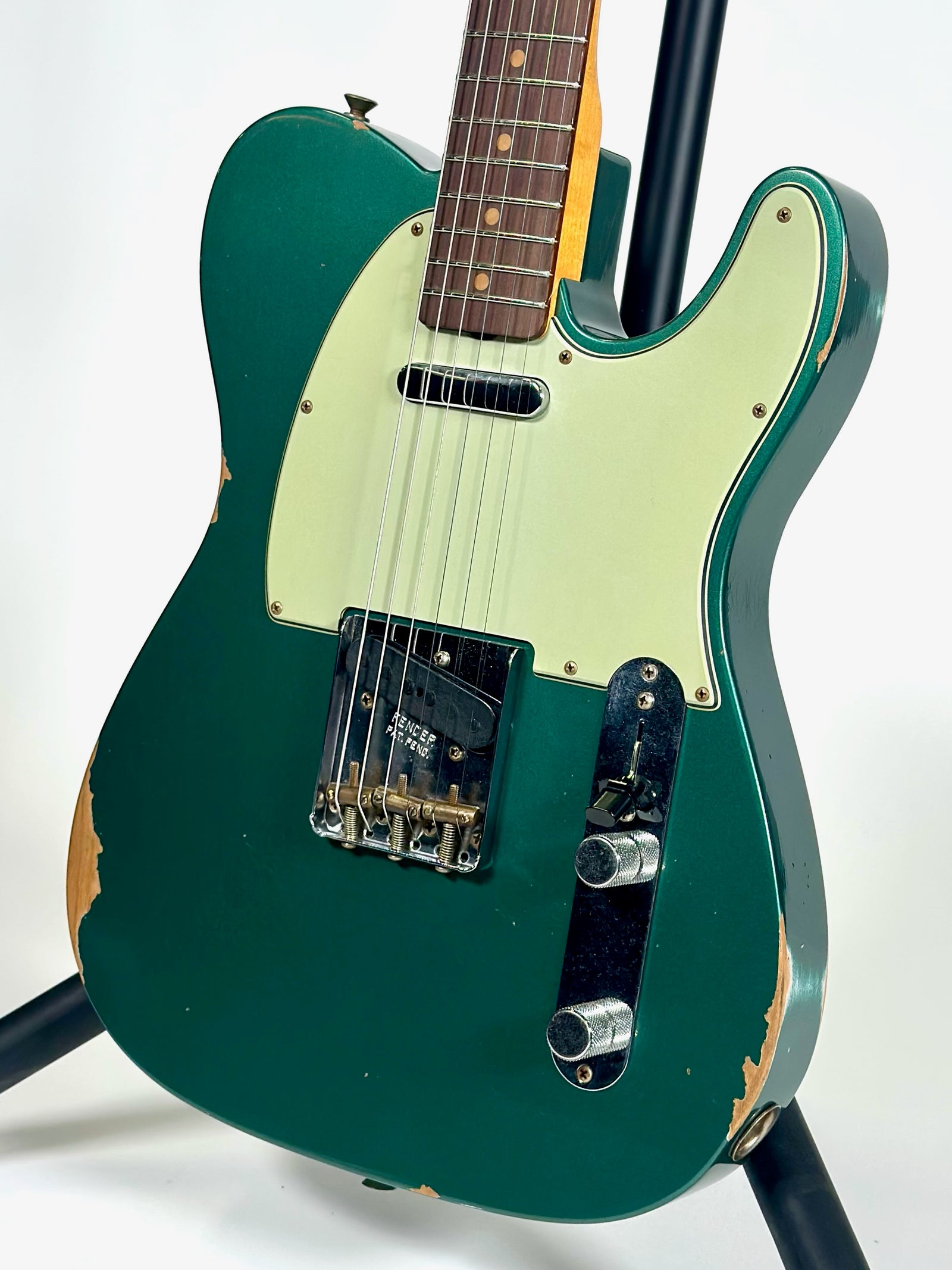 Fender Custom Shop Limited Edition 60 Telecaster Relic, Aged Sherwood Green Metallic