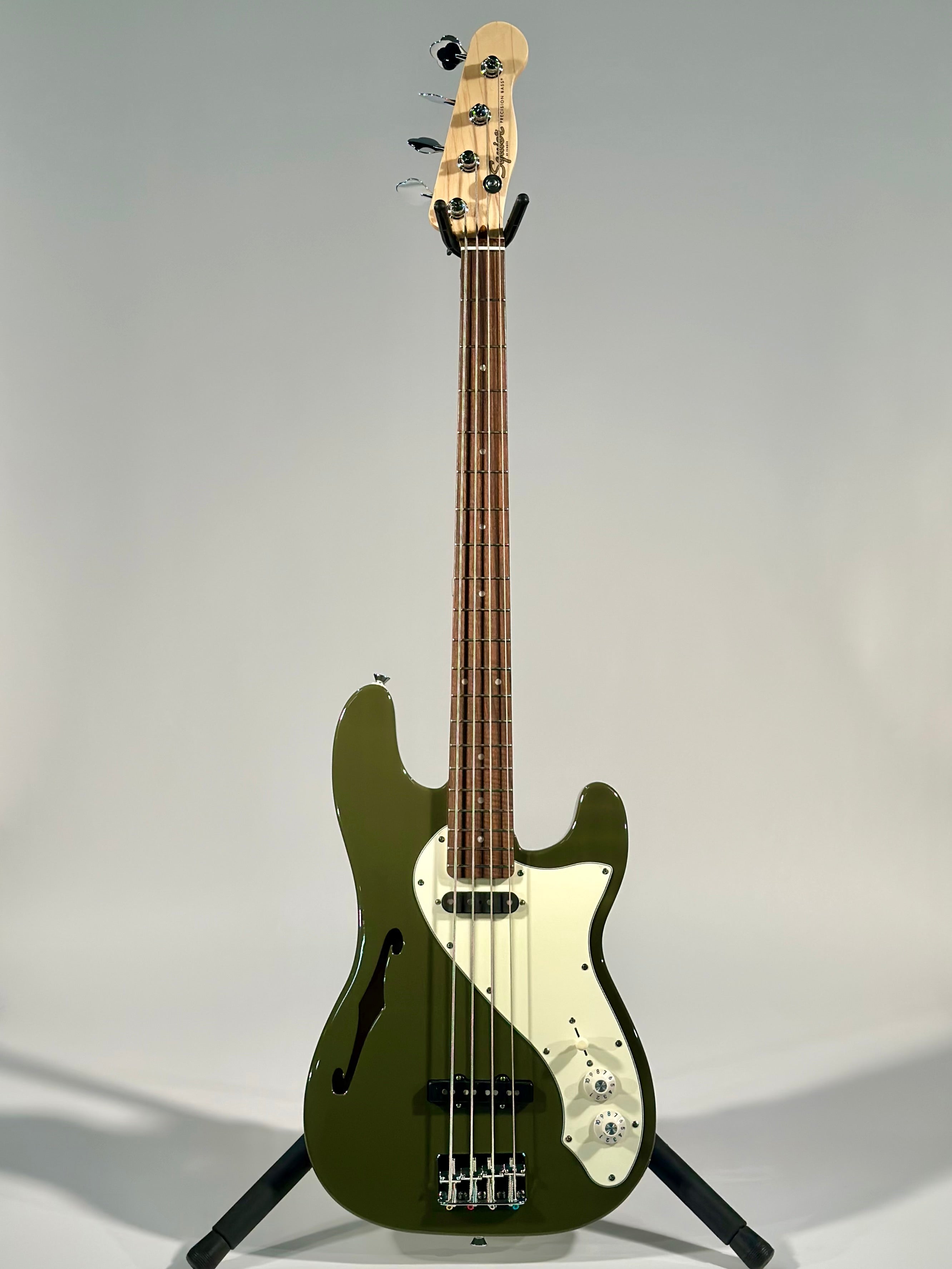 Squier Paranormal Precision Bass Thinline SJ, Olive