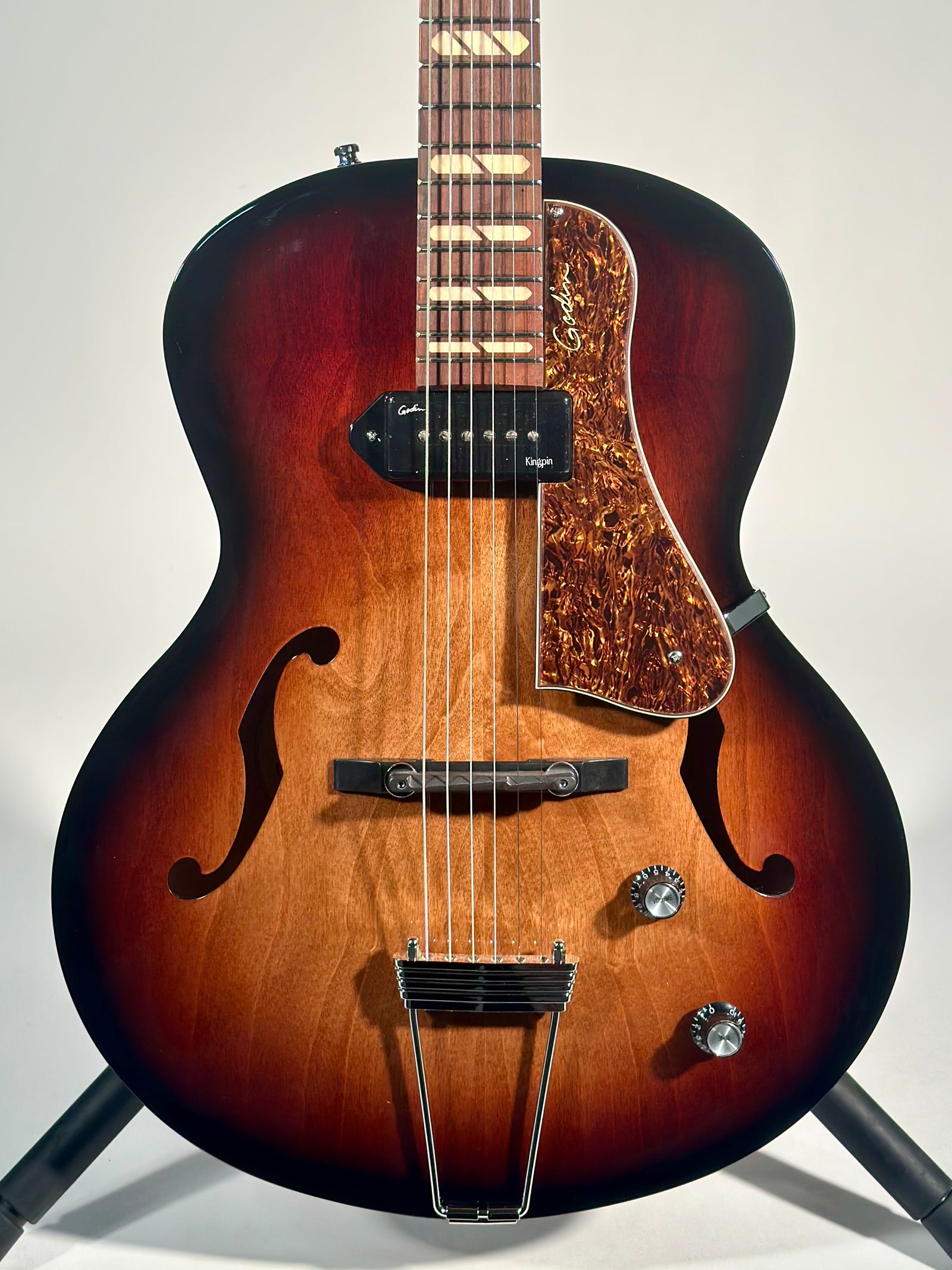 Godin 5th Avenue Kingpin P90 DLX, Vintage Burst HG