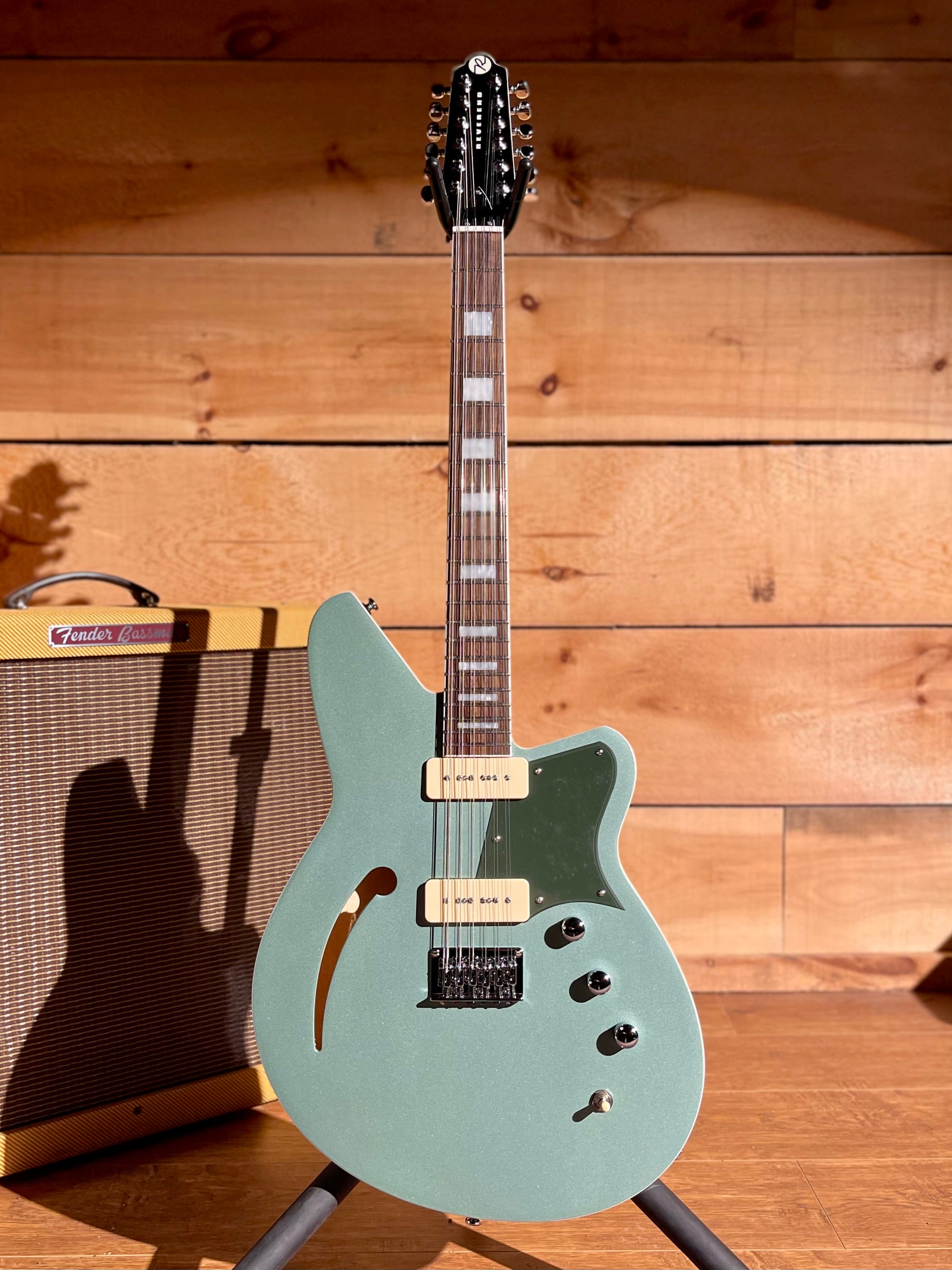 Reverend Airwave 12, Metallic Alpine