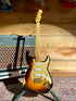 Fender Custom Shop Limited Edition '55 Bone Tone Stratocaster Relic, 2A Flame Maple Fingerboard, Wide-Fade 2-Color Sunburst with Gold Hardware