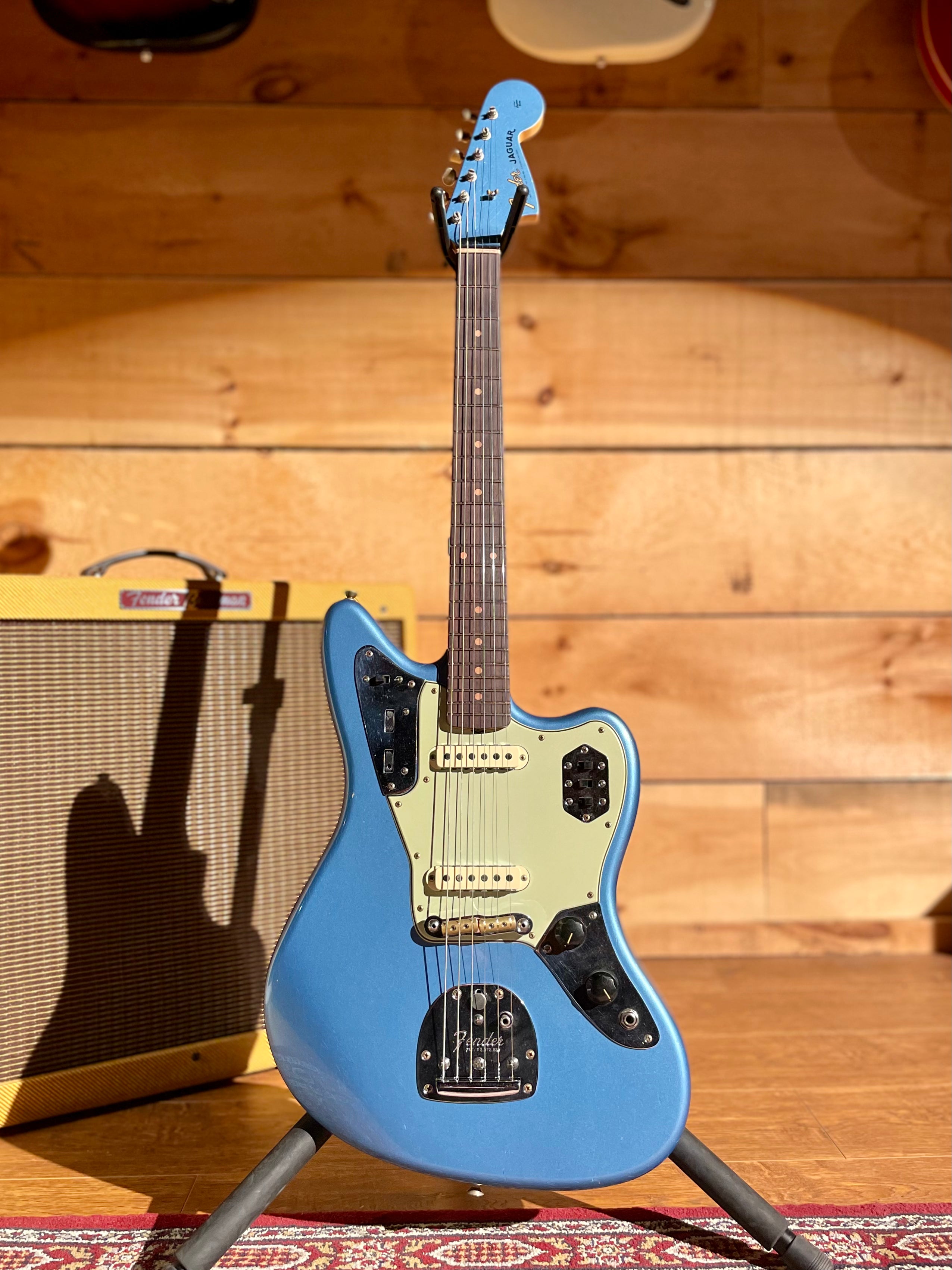 Fender Custom Shop, 1964 Jaguar, Journeyman Relic, Faded Aged Lake Placid Blue