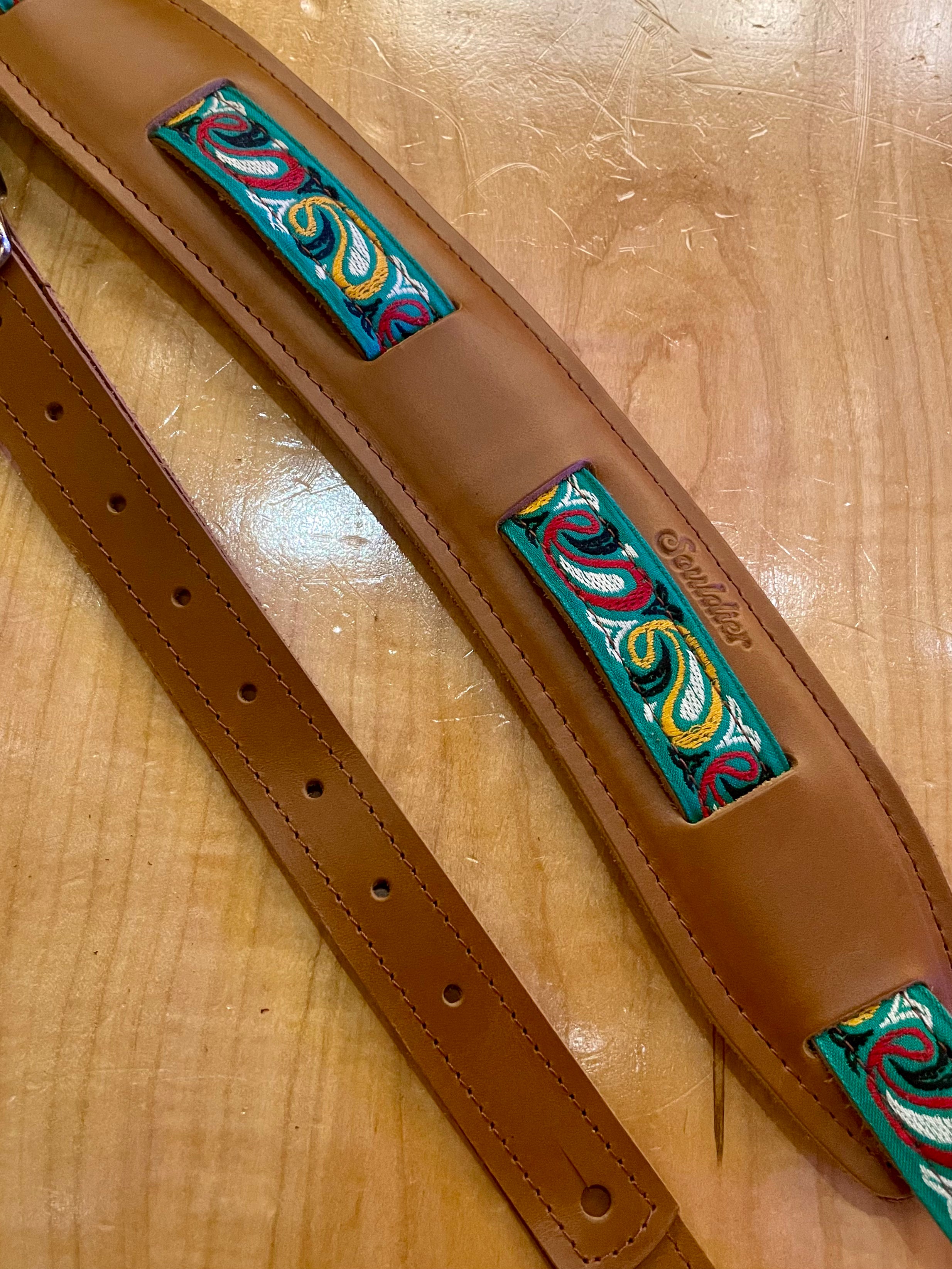 Souldier Brahman Green 1" Saddle Strap