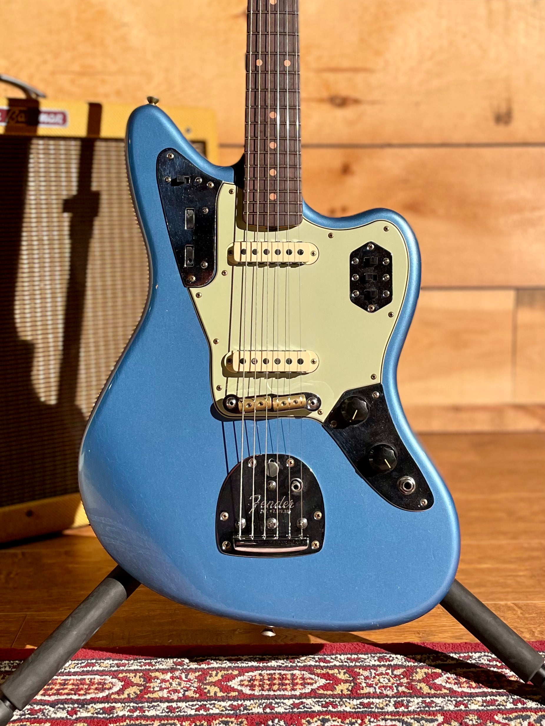 Fender Custom Shop, 1964 Jaguar, Journeyman Relic, Faded Aged Lake Placid Blue