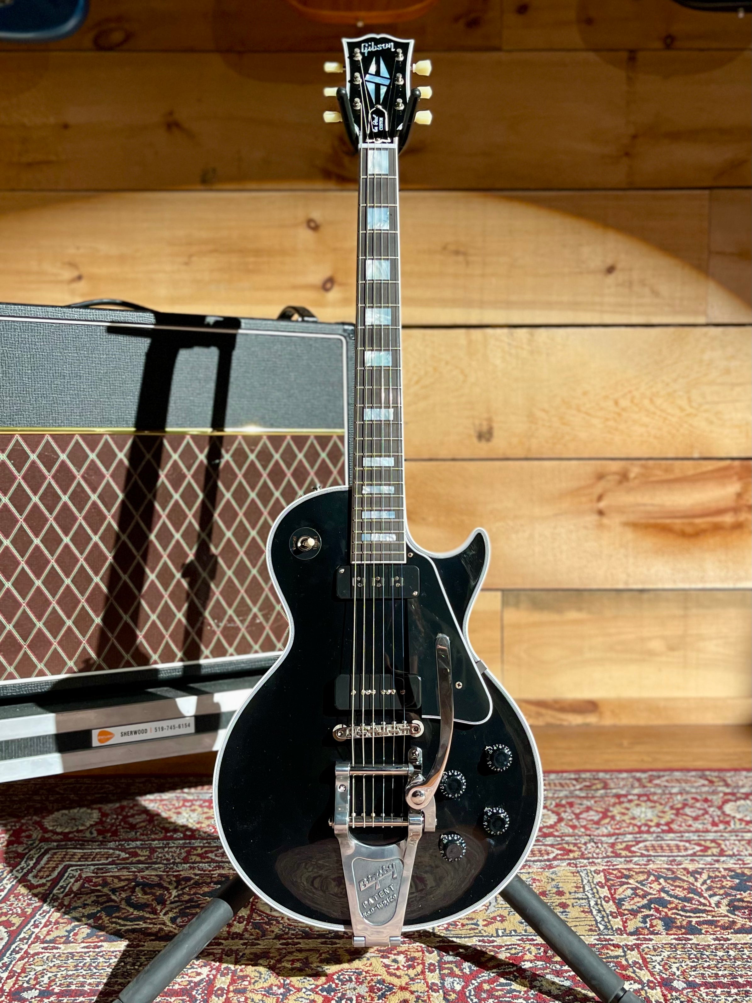 Gibson Murphy Lab 1954 Les Paul Custom VOS with Bigsby, Antique Hardware, Ebony
