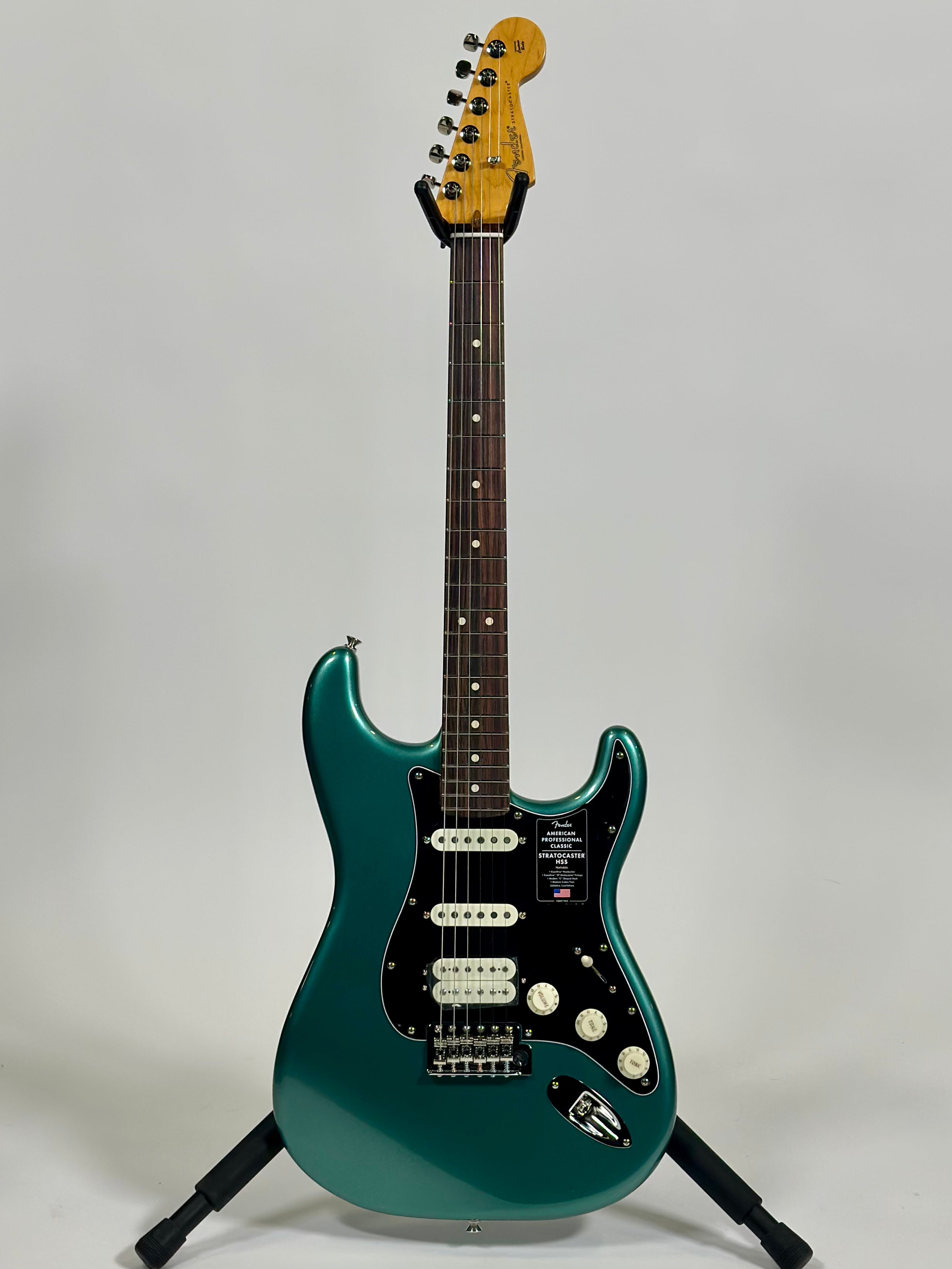 Fender American Professional Classic Stratocaster, Faded Sherwood Green Metallic