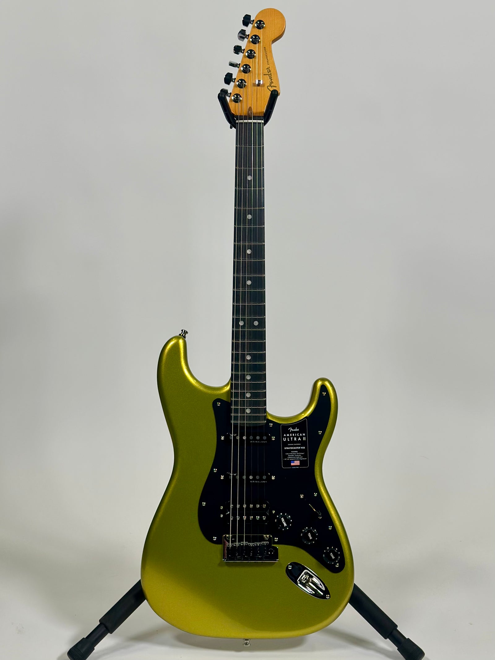 Fender Limited Edition American Ultra II Stratocaster HSS, Ebony Fingerboard, Solar Flare