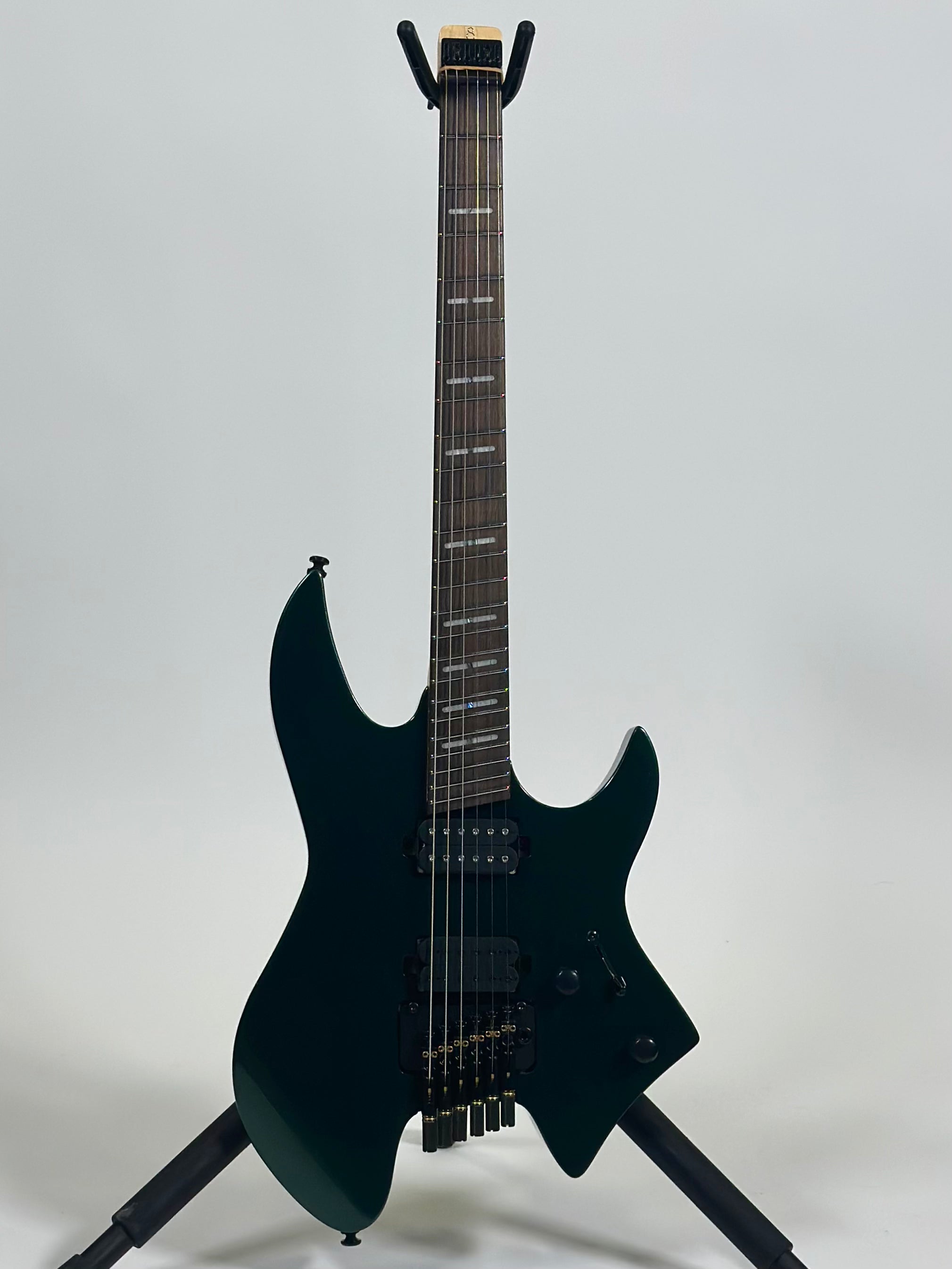 Sire Larry Carlton X6 Headless Guitar, Metallic Green