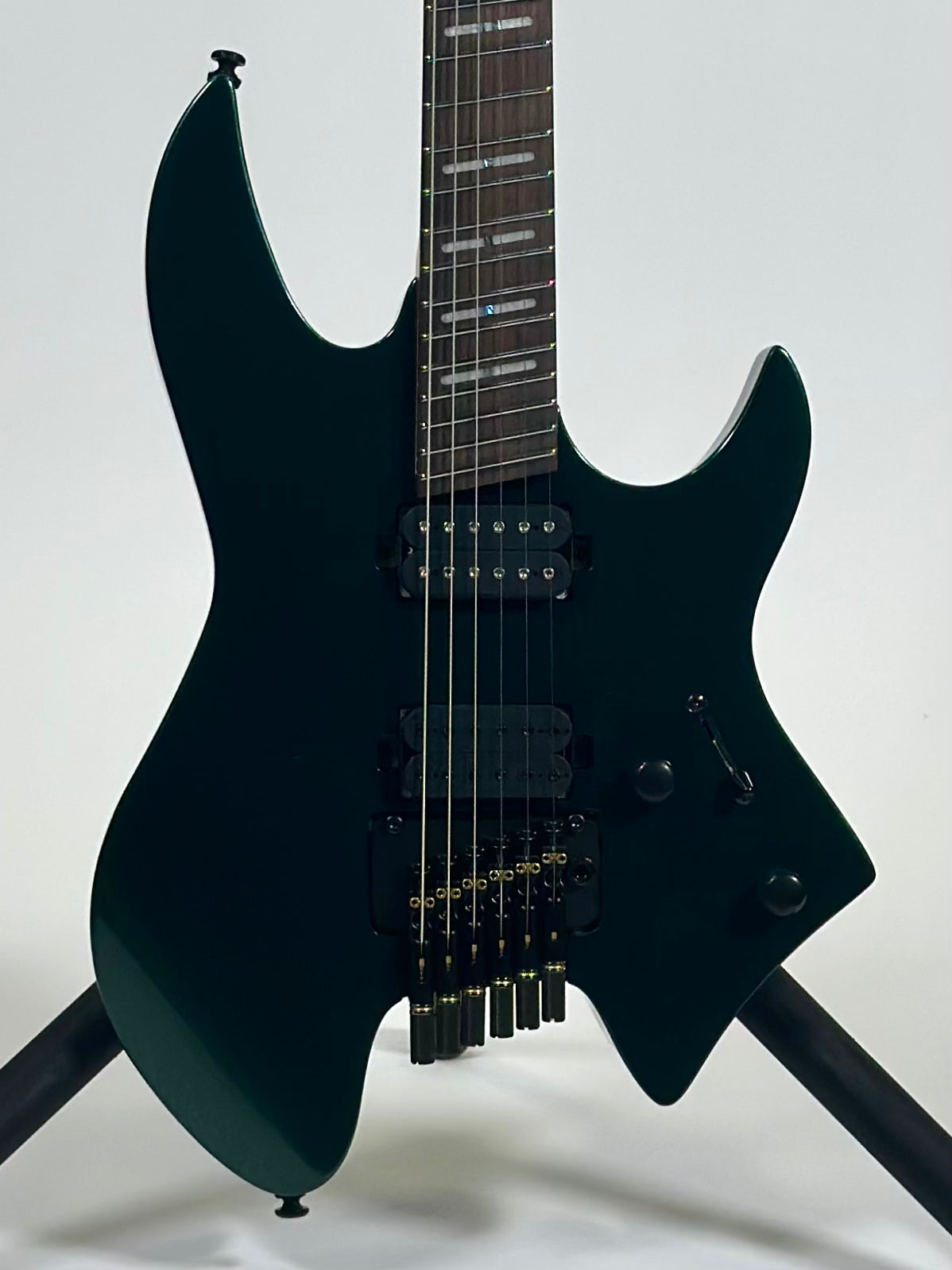 Sire Larry Carlton X6 Headless Guitar, Metallic Green