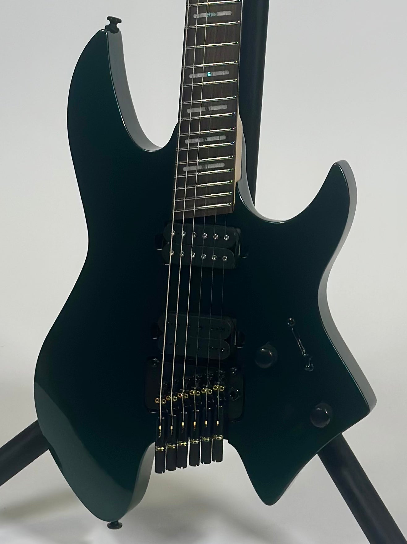 Sire Larry Carlton X6 Headless Guitar, Metallic Green