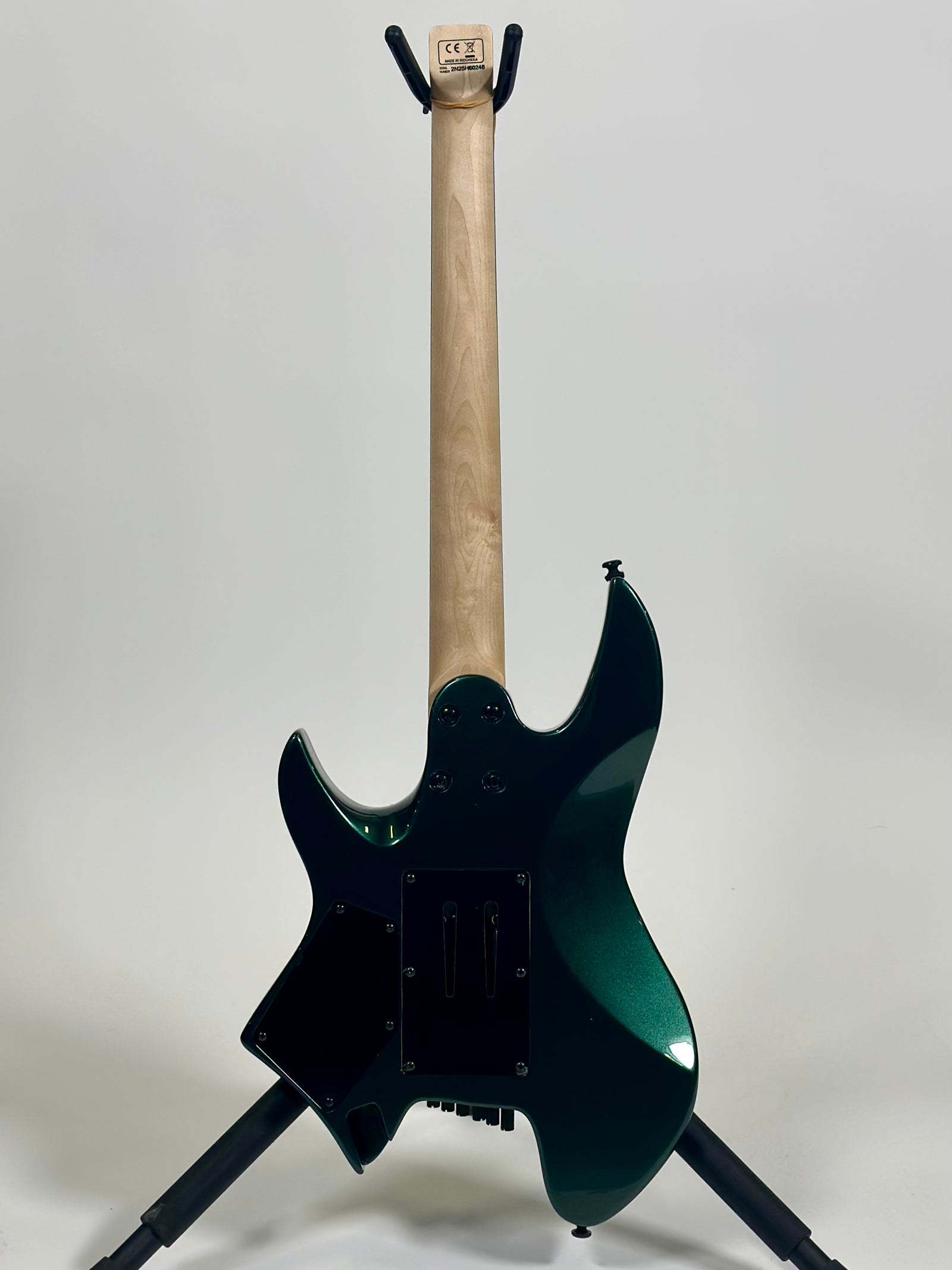 Sire Larry Carlton X6 Headless Guitar, Metallic Green