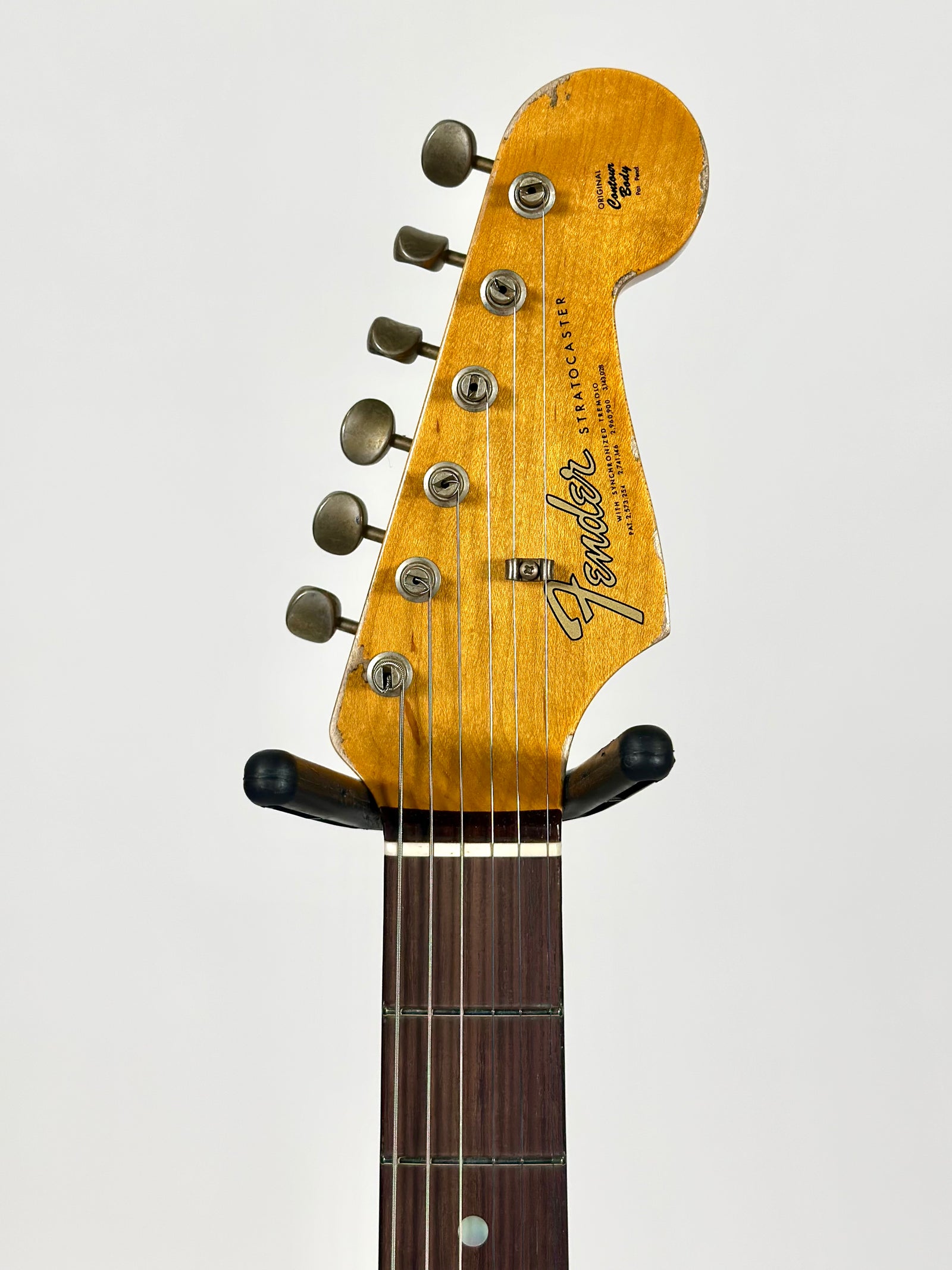 Fender Custom Shop 1965 Stratocaster Super Heavy Relic, Rosewood Fingerboard, Super Faded Aged Tahitian Coral over 3-Colour Sunburst