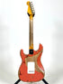 Fender Custom Shop 1965 Stratocaster Super Heavy Relic, Rosewood Fingerboard, Super Faded Aged Tahitian Coral over 3-Colour Sunburst