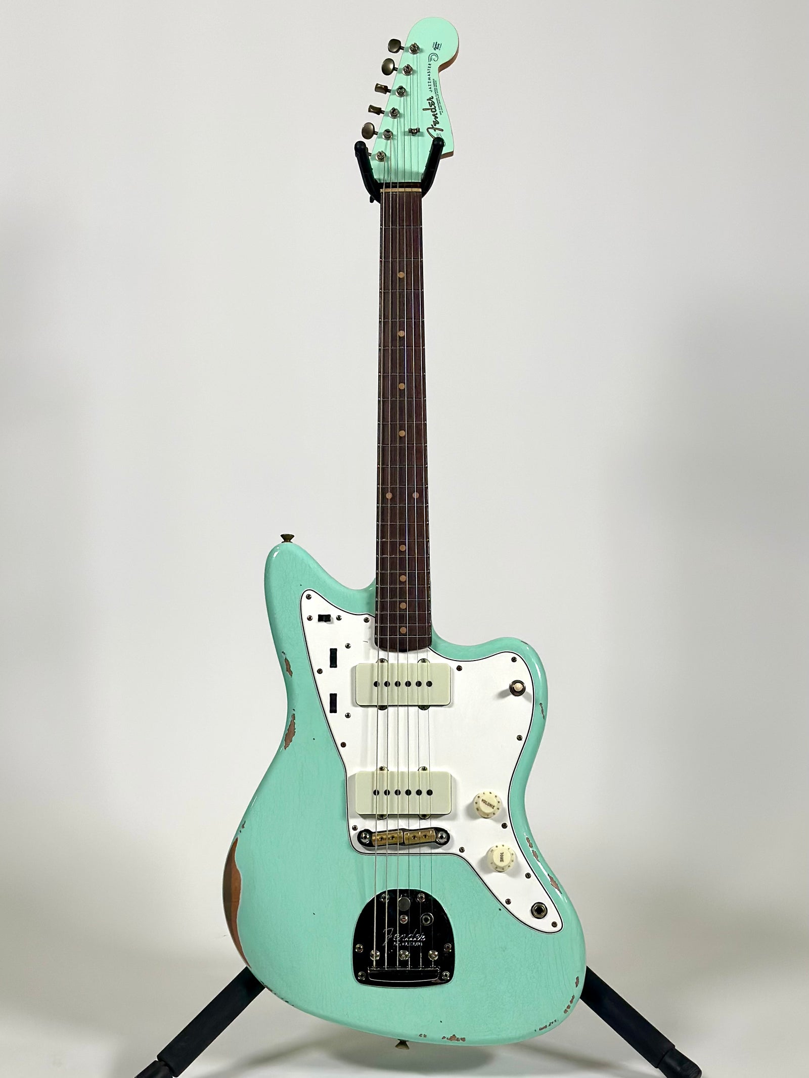 Fender Custom Shop 1963 Jazzmaster Relic, Rosewood Fingerboard, Aged Surf Green