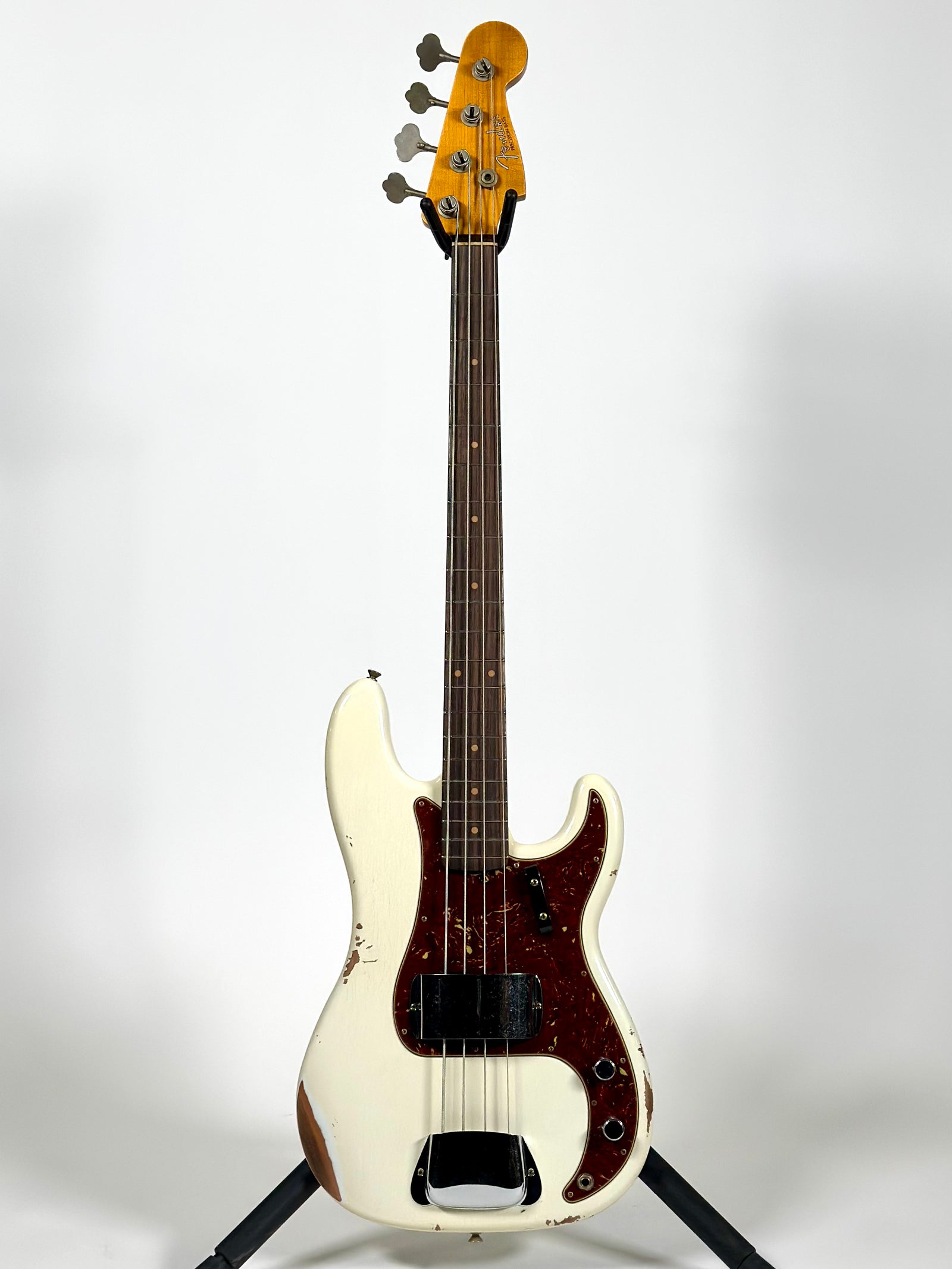 Fender Custom Shop 1960 Precision Bass Relic,  Rosewood Fingerboard, Super Faded Aged Olympic White