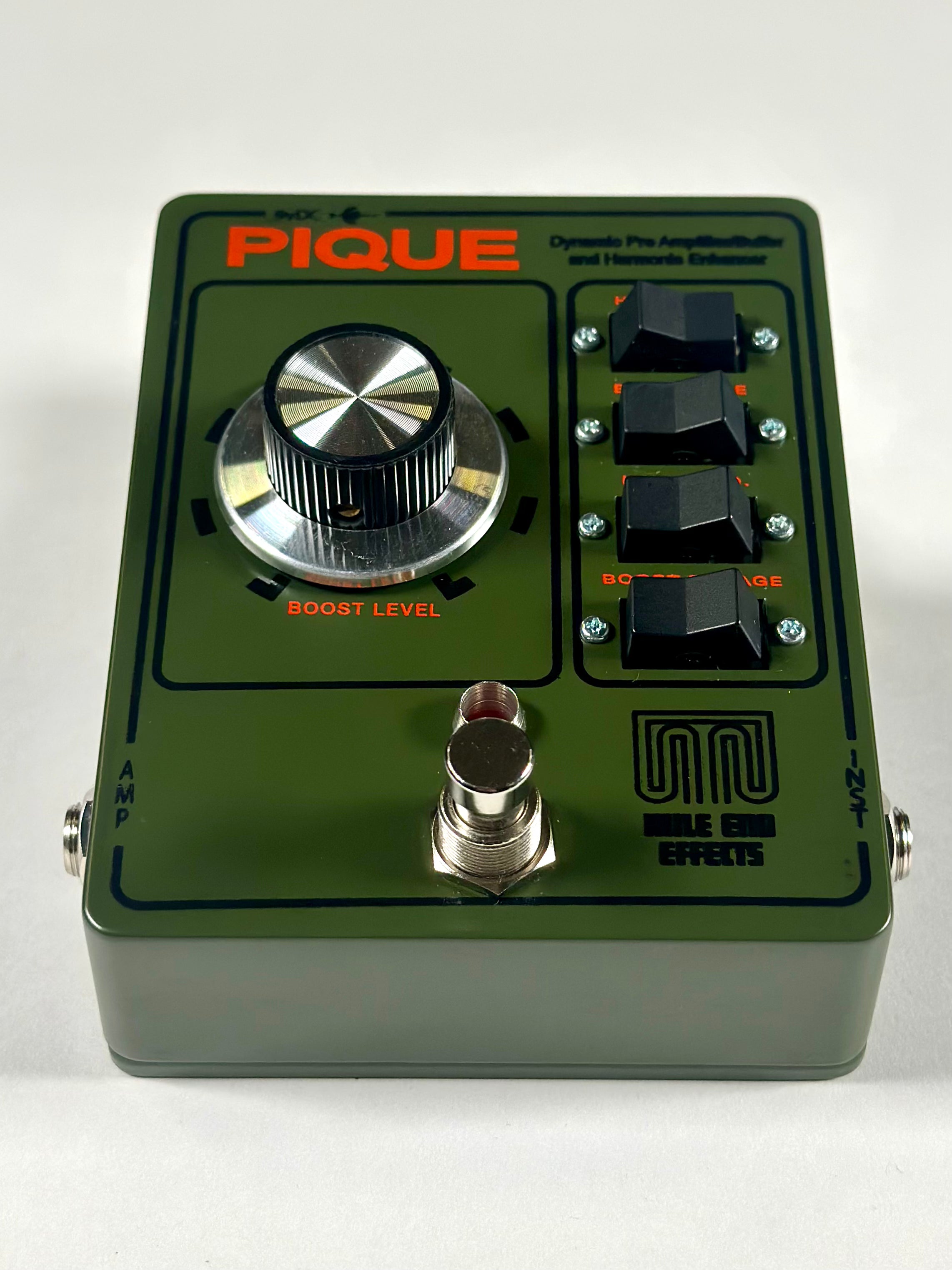 Mile End Effects PIQUE Dynamic Pre Amplifier/Buffer and Harmonic Enhancer