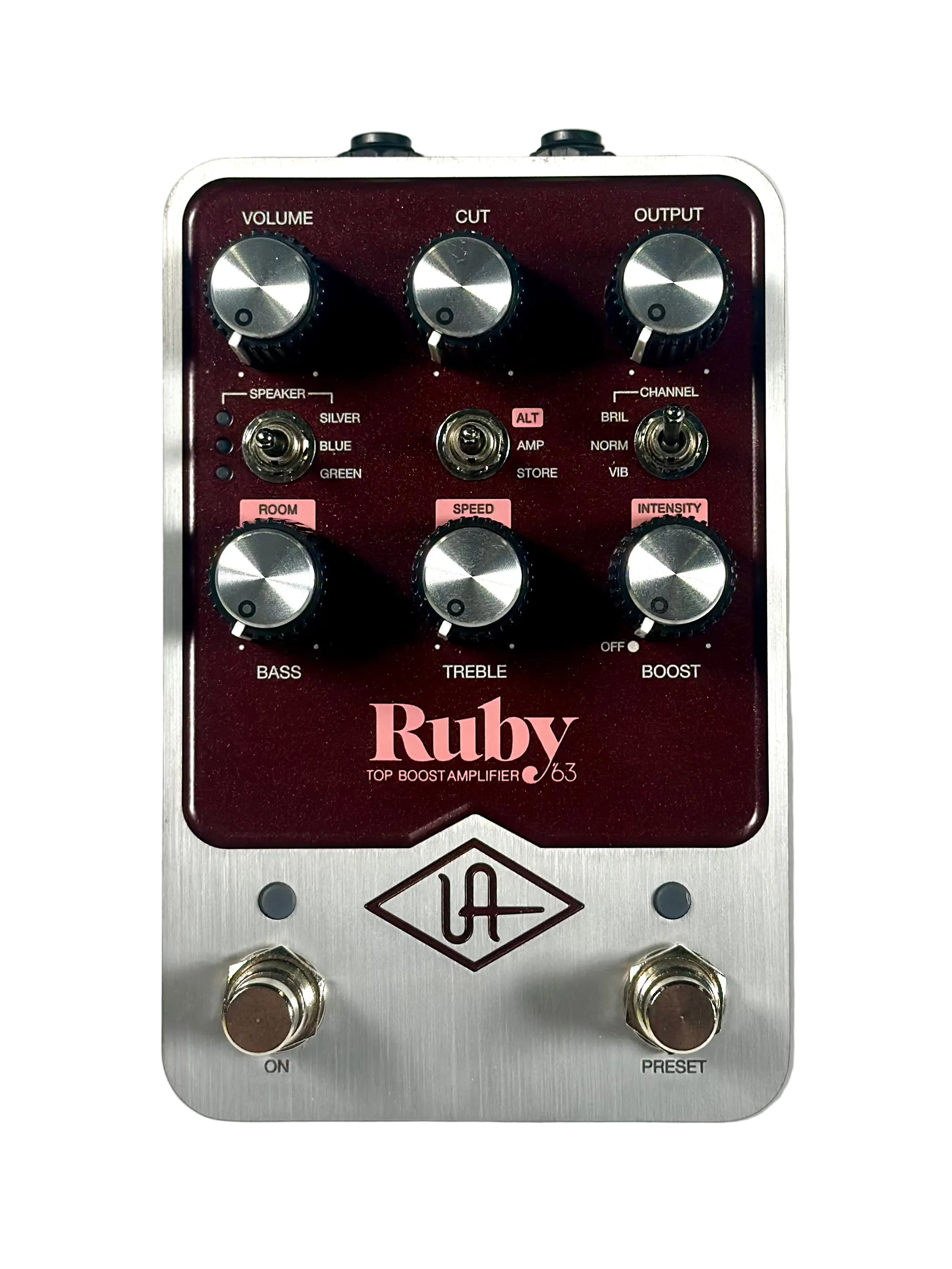 Universal Audio Ruby 63 Top Boost Amplifier Pedal