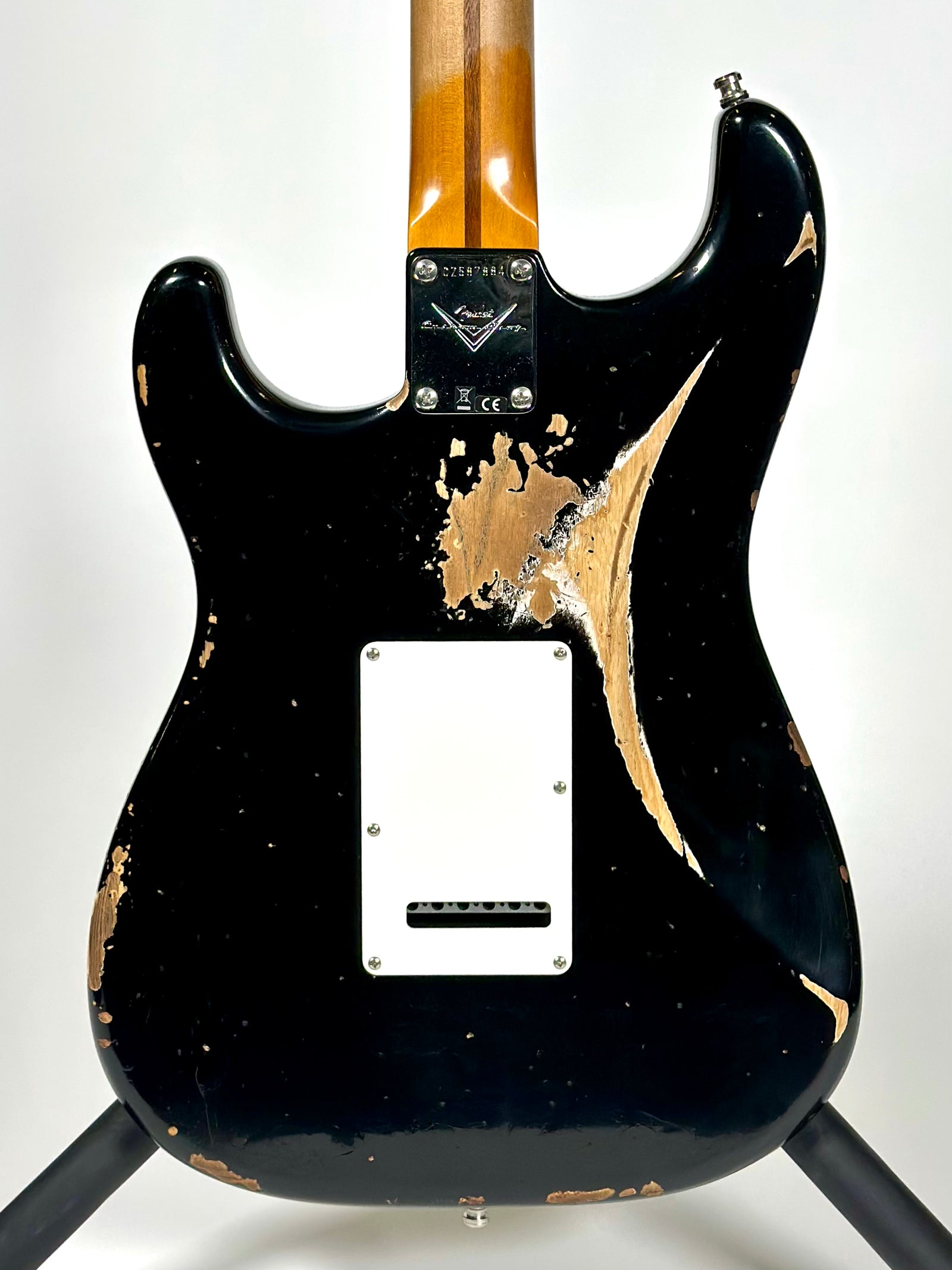 Fender Custom Shop Deluxe Stratocaster Heavy Relic, 3A Rosewood Fingerboard, Aged Black