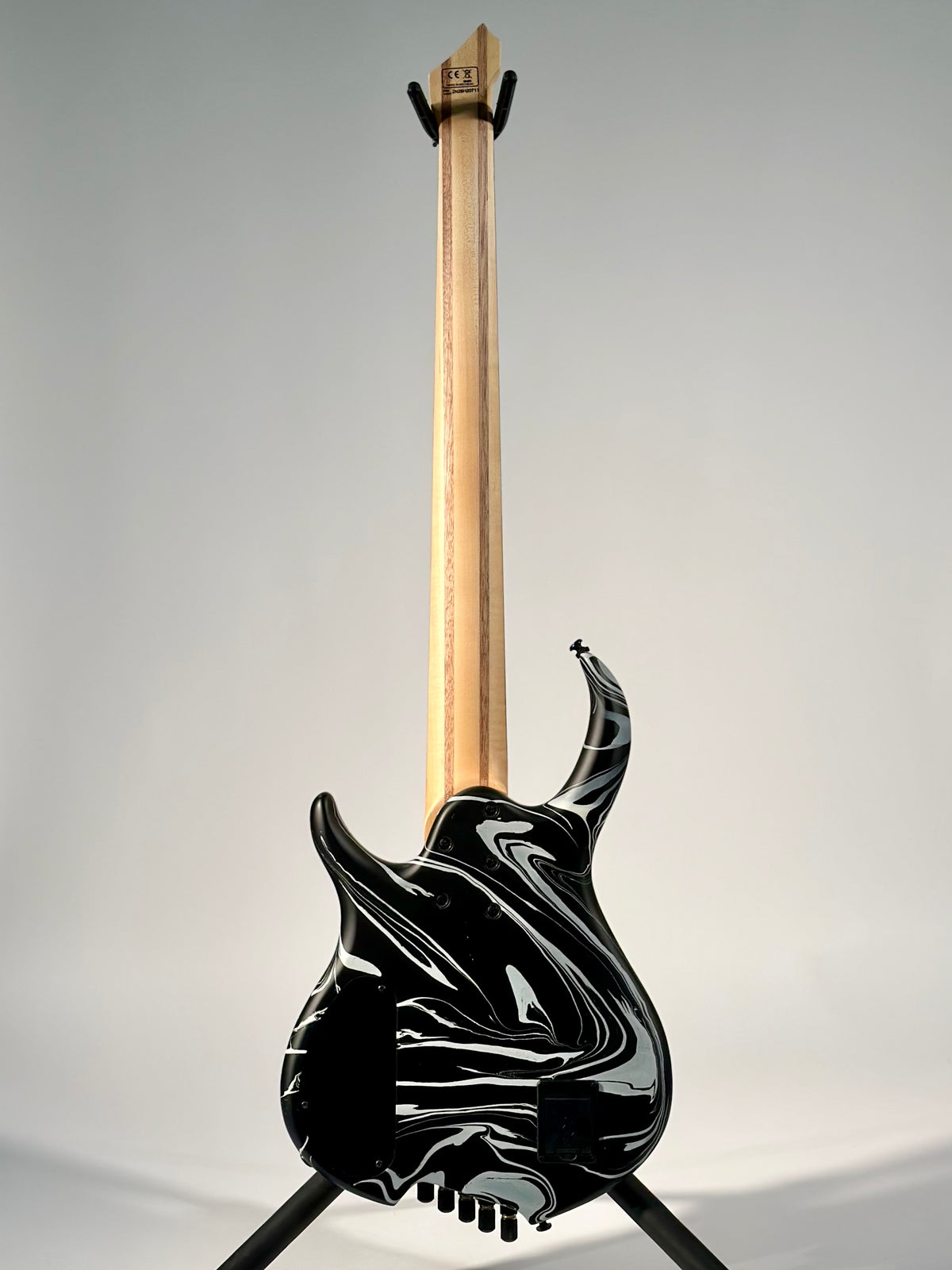 Sire Marcus Miller M6 5-String Headless Bass, Black Swirl
