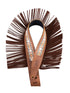 Levy's MG317BOI-BRN 2.5" Wide The Crazy Horse Outlaw Guitar Strap, Brown