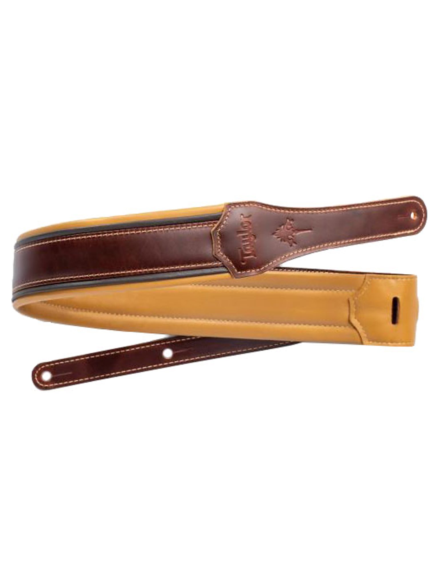 Taylor Ascension Strap, Cordovan Leather, Butterscotch/Black, 2.5"