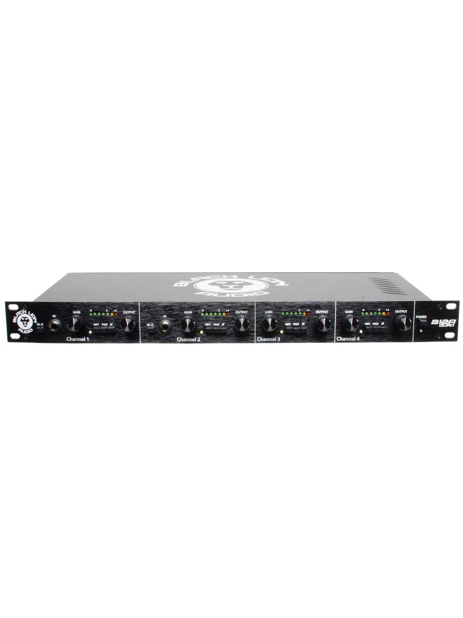 Black Lion Audio B12A Quad 4-Channel Microphone Preamplifier