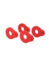D'Addario Flex Lock Strap Blocks (4 Pack) - Red