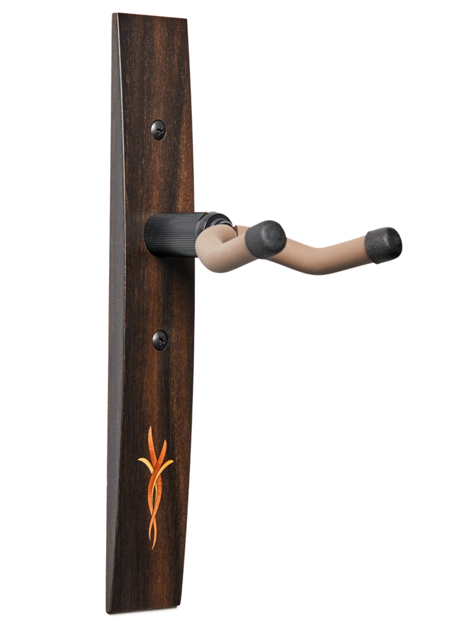 Taylor Crelicam Ebony Guitar Hanger, Myrtlewood/Boxwood Bouquet Inlay