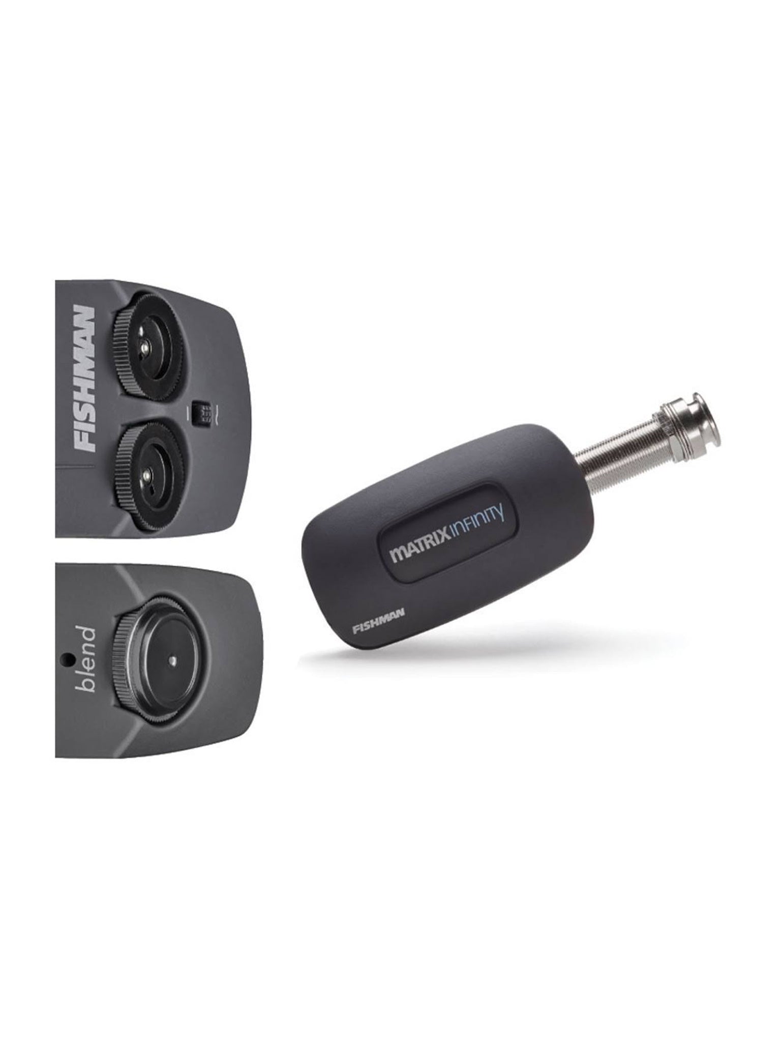 Fishman PRO-MAN-MBV Matrix Infinity Mic Blend Pickup System, Narrow Format