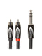 Roland RCC-5-TR2R-V2 Interconnect Cable, 1/4" TRS to Dual RCA, 5ft