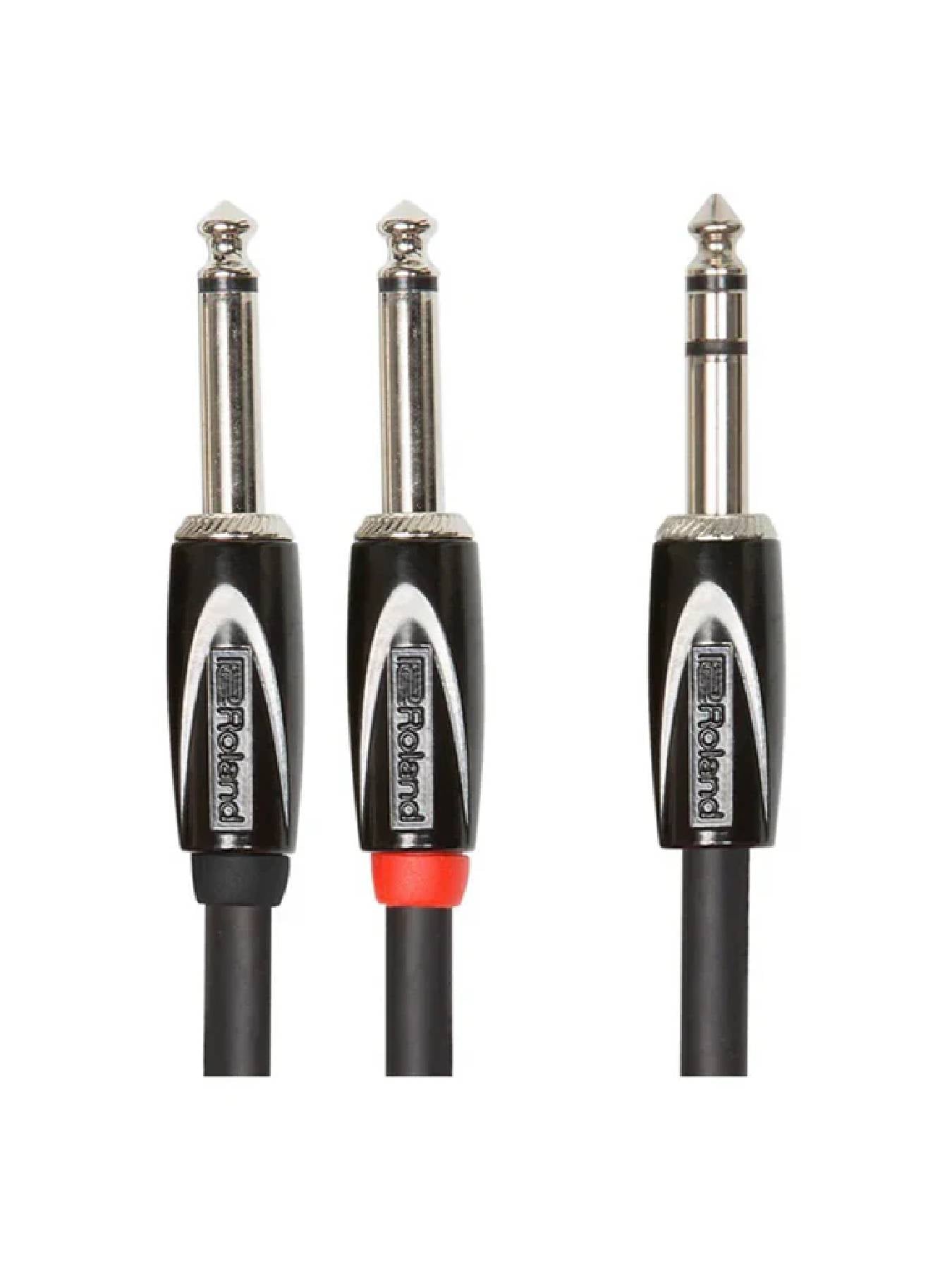 Roland RCC-5-TR28-V2 Interconnect Cable, 1/4" TRS to Dual 1/4", 5ft