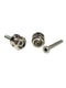 Allparts Strap Buttons for Schaller Strap Lock System, Nickel