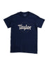 Taylor Mens Two-Color Logo T-Shirt, Navy, XL