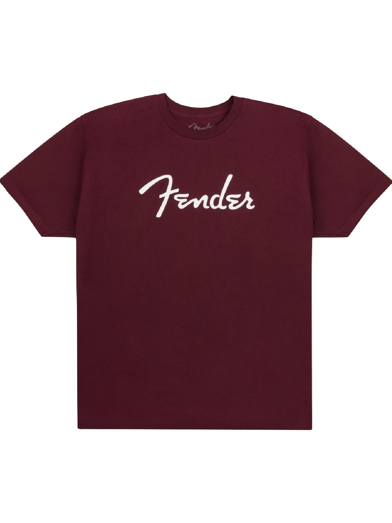 Fender Spaghetti Logo T-Shirt, Oxblood