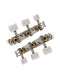 Allparts TK-0124-001 Nickel Classical Tuner Set with Butterfly Buttons