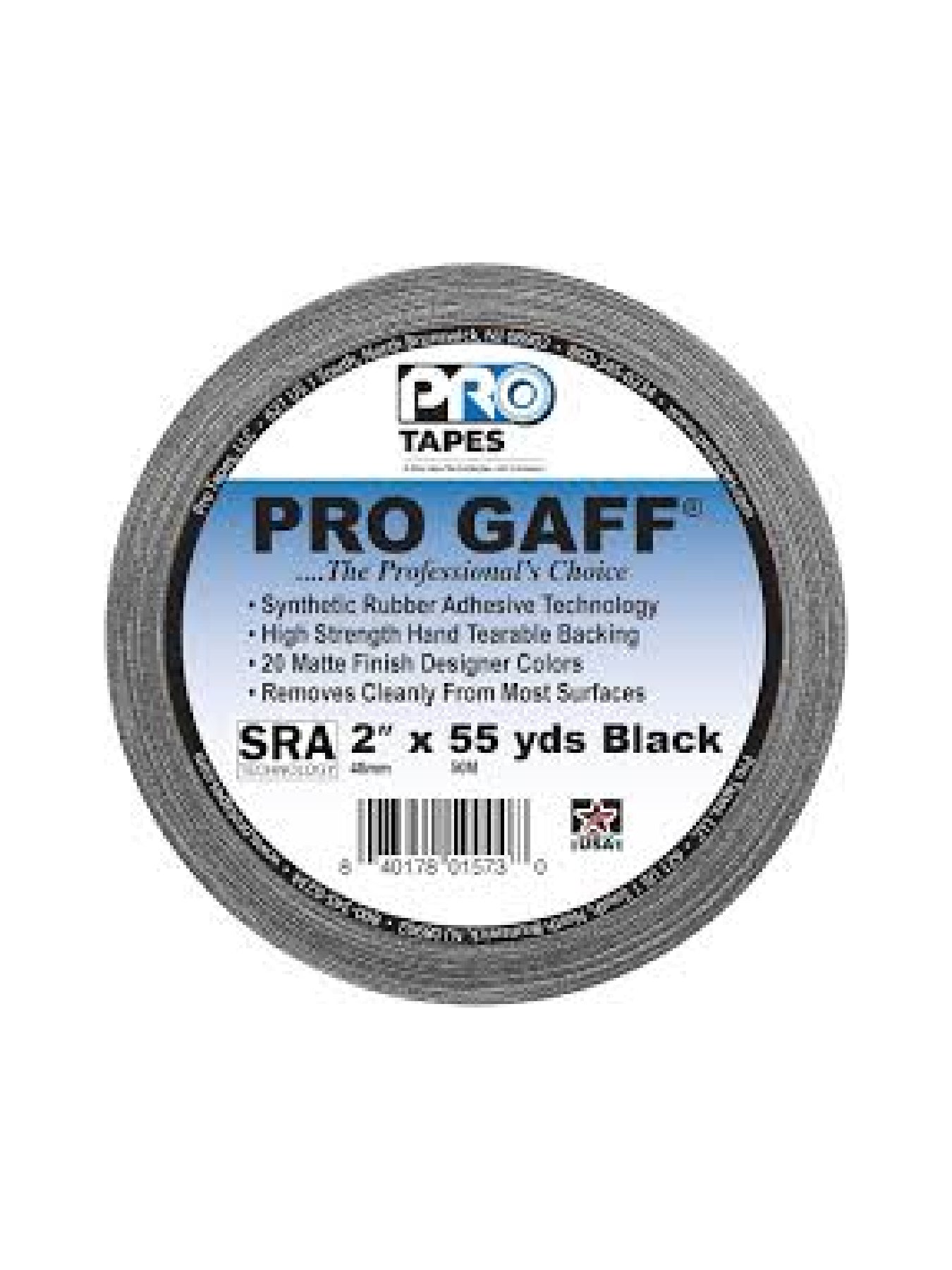 Pro Gaff 2" Black Gaff Tape
