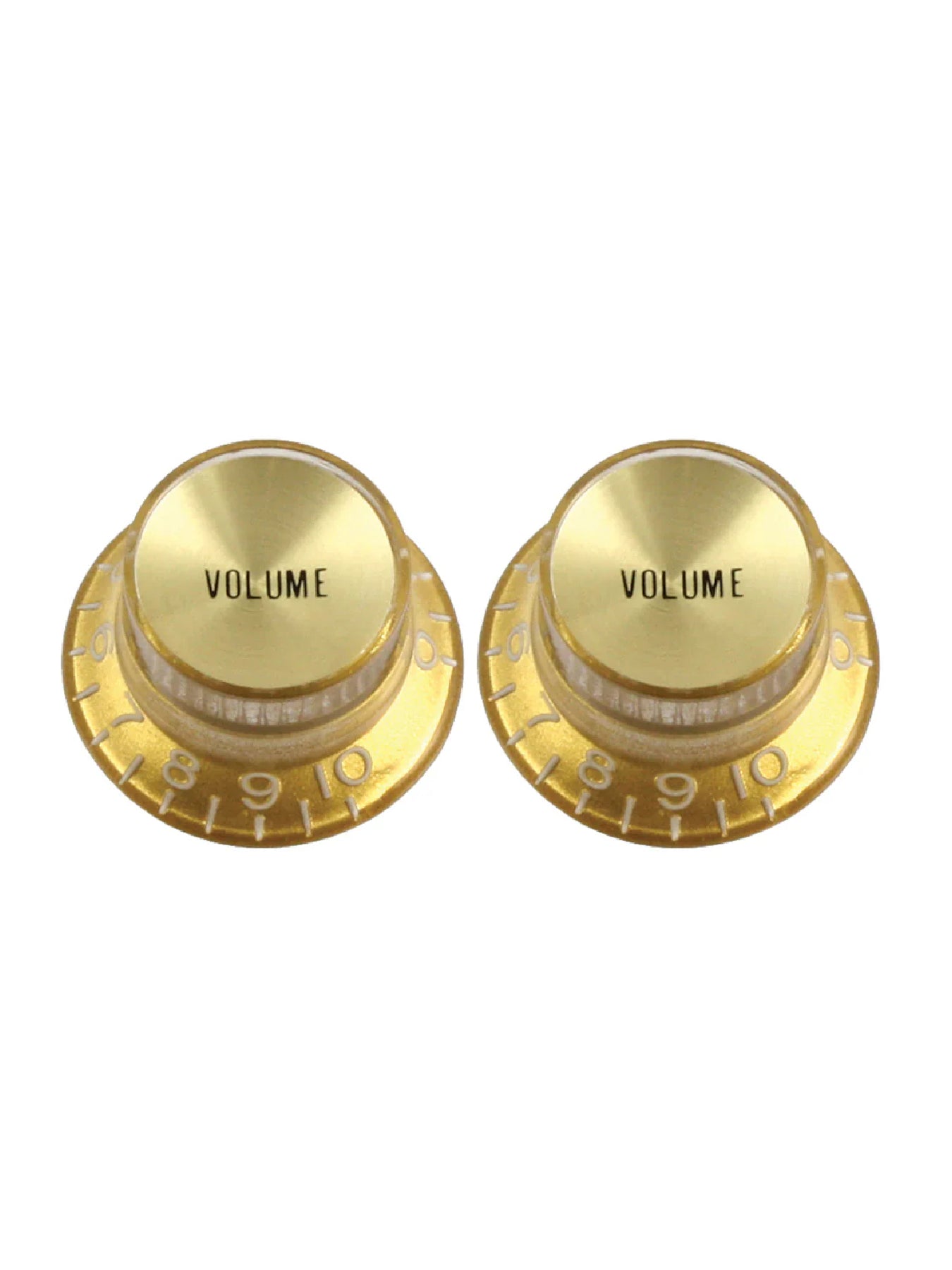 All Parts Set of 2 Gold Volume Reflector Knobs