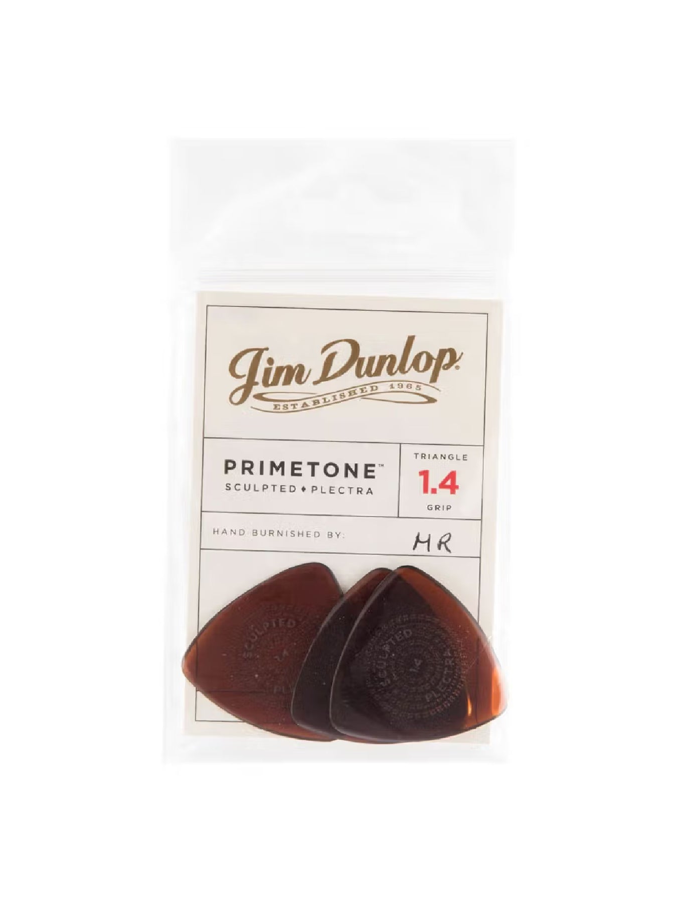 Dunlop Primetone Triangle 1.4mm Grip (3 Pk)