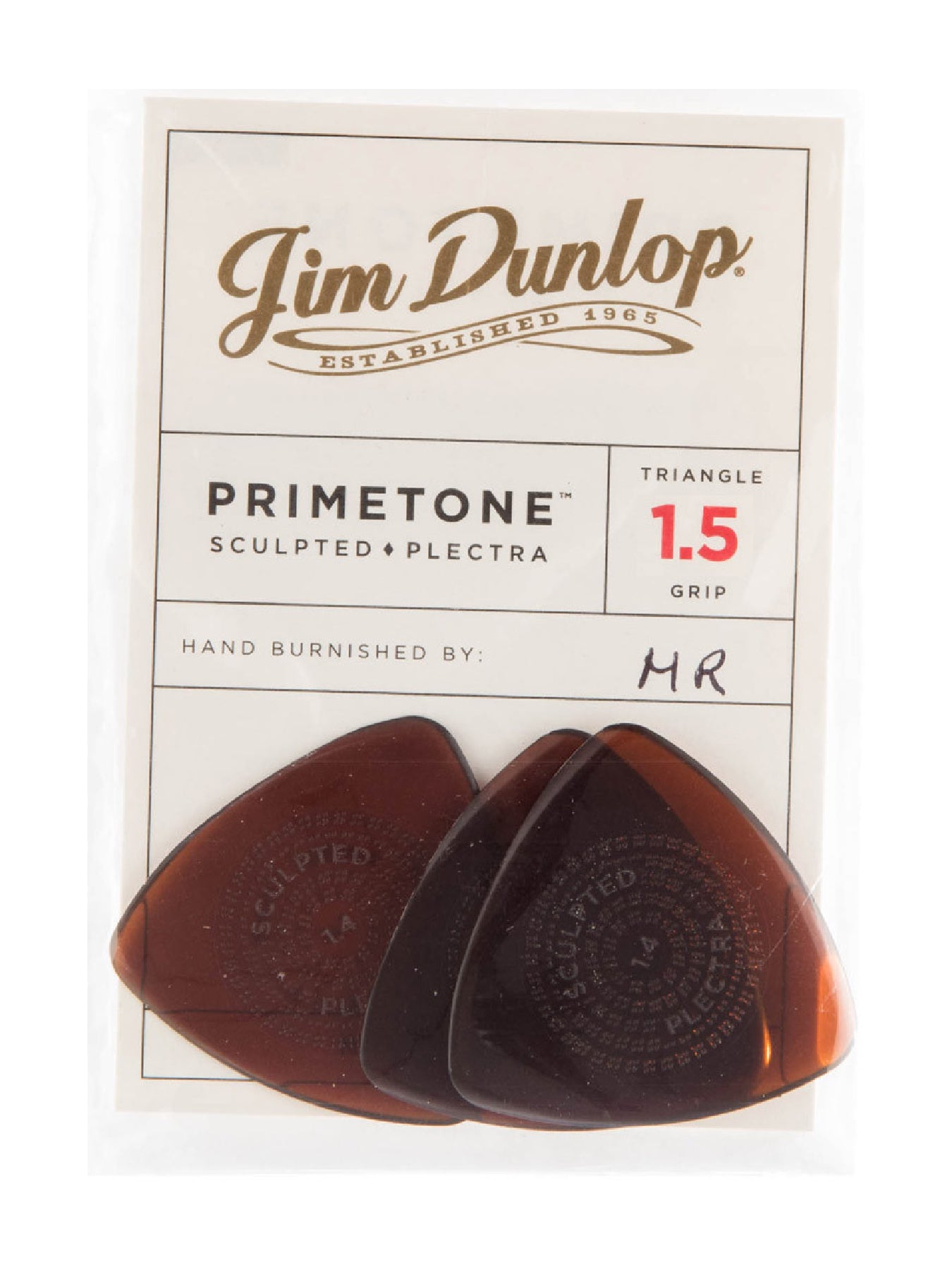Dunlop Primetone Triangle 1.5mm Grip (3 Pk)