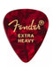 Fender Premium Celluloid 351 Shape, Red Moto, Extra Heavy (12Pk)