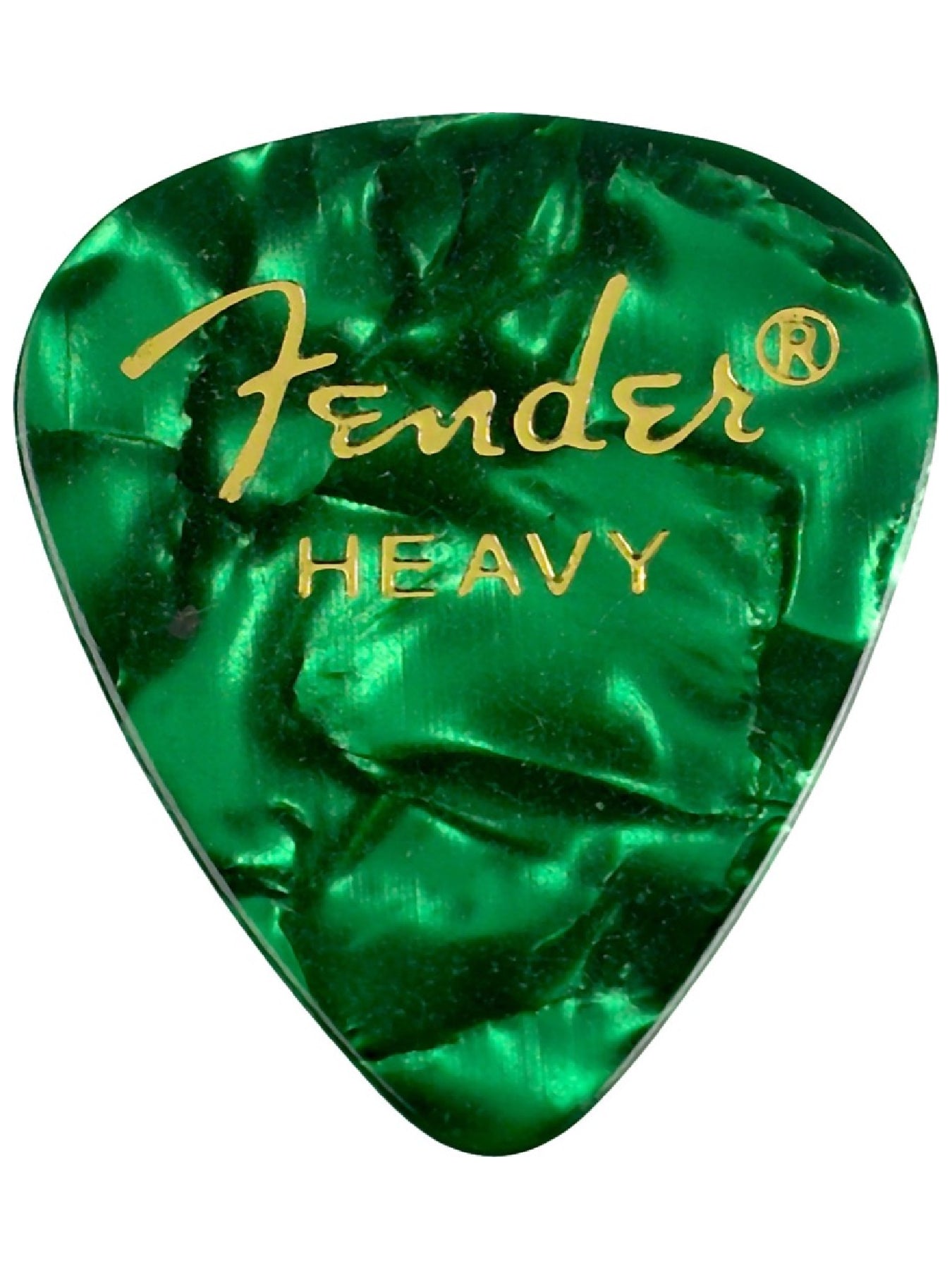 Fender Premium Celluloid 351 Shape, Green Moto, Heavy (12 Pk)