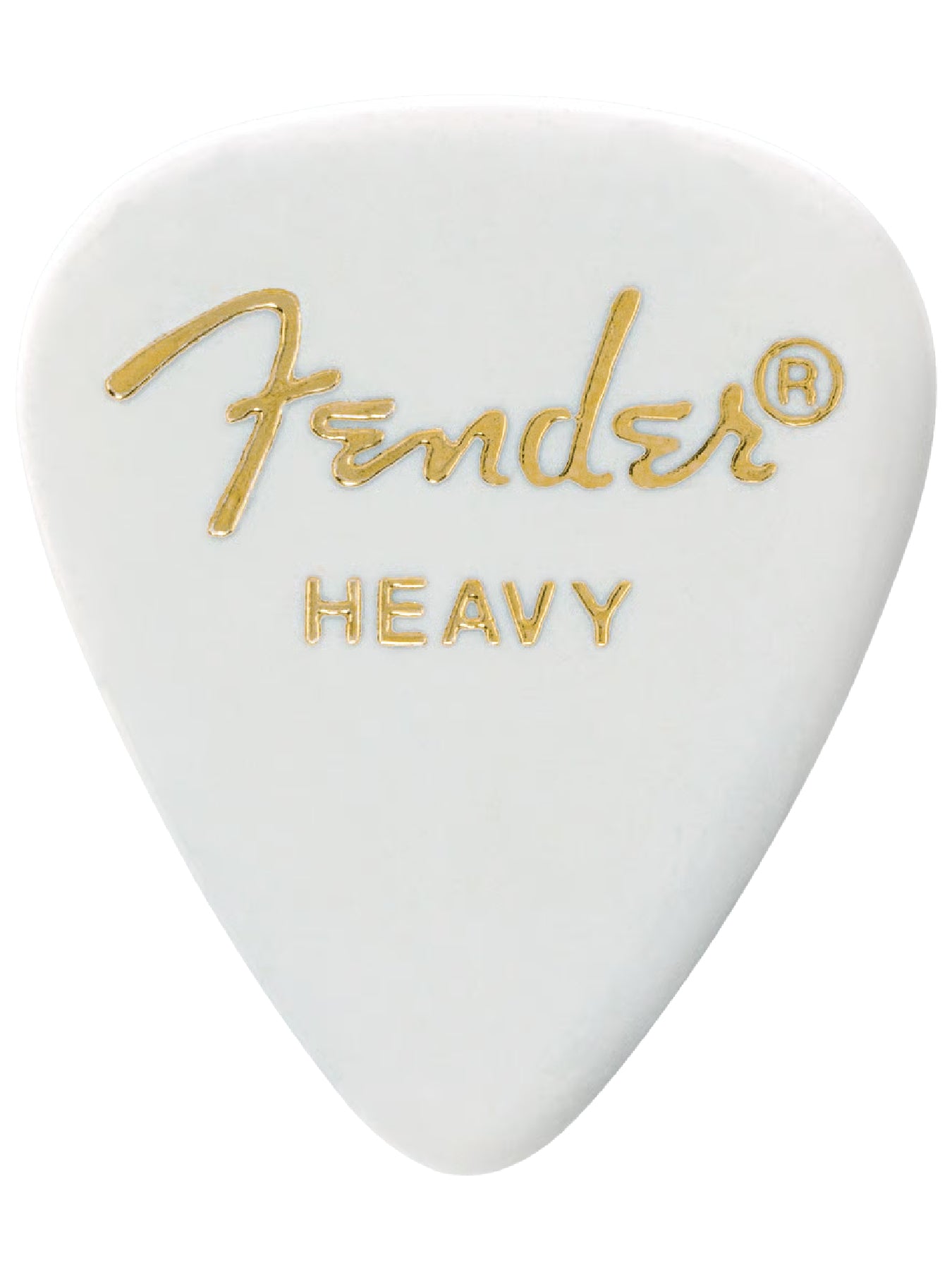 Fender Classic Celluloid 351 Shape, White, Heavy (12 Pk)